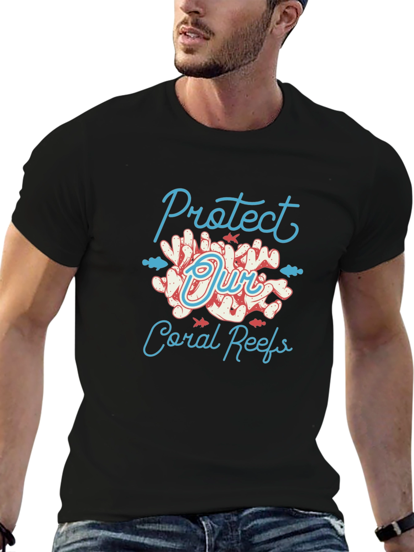 Protect Our Coral Reefs Graphic T-Shirt