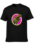 Snake Circle T-Shirt - Bold Graphic Tee