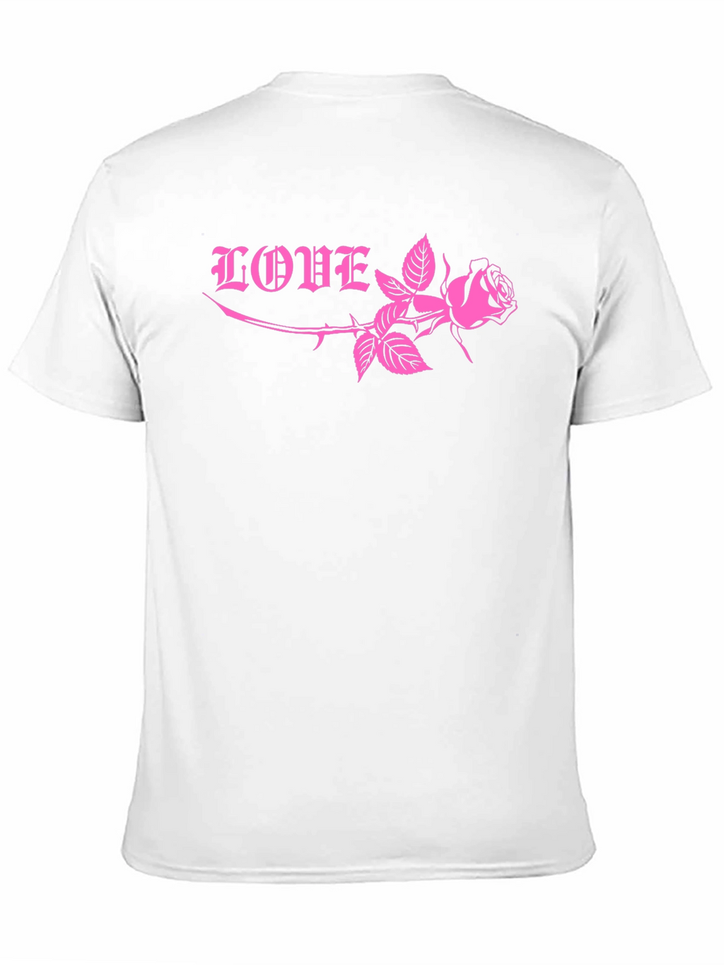 Love Rose Graphic Tee - Black