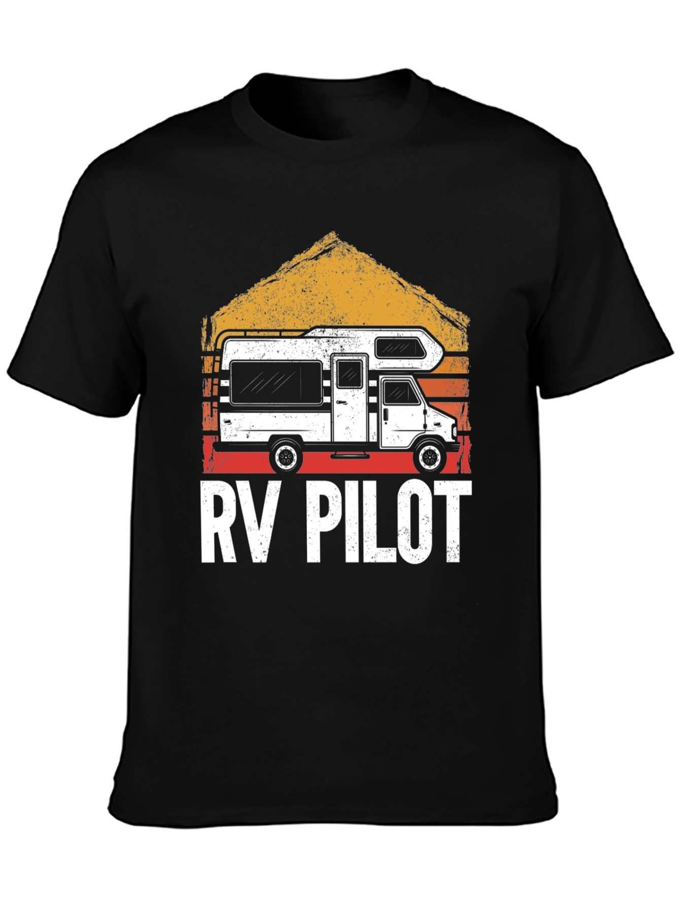 RV Pilot Graphic T-Shirt - Camping Adventure Tee