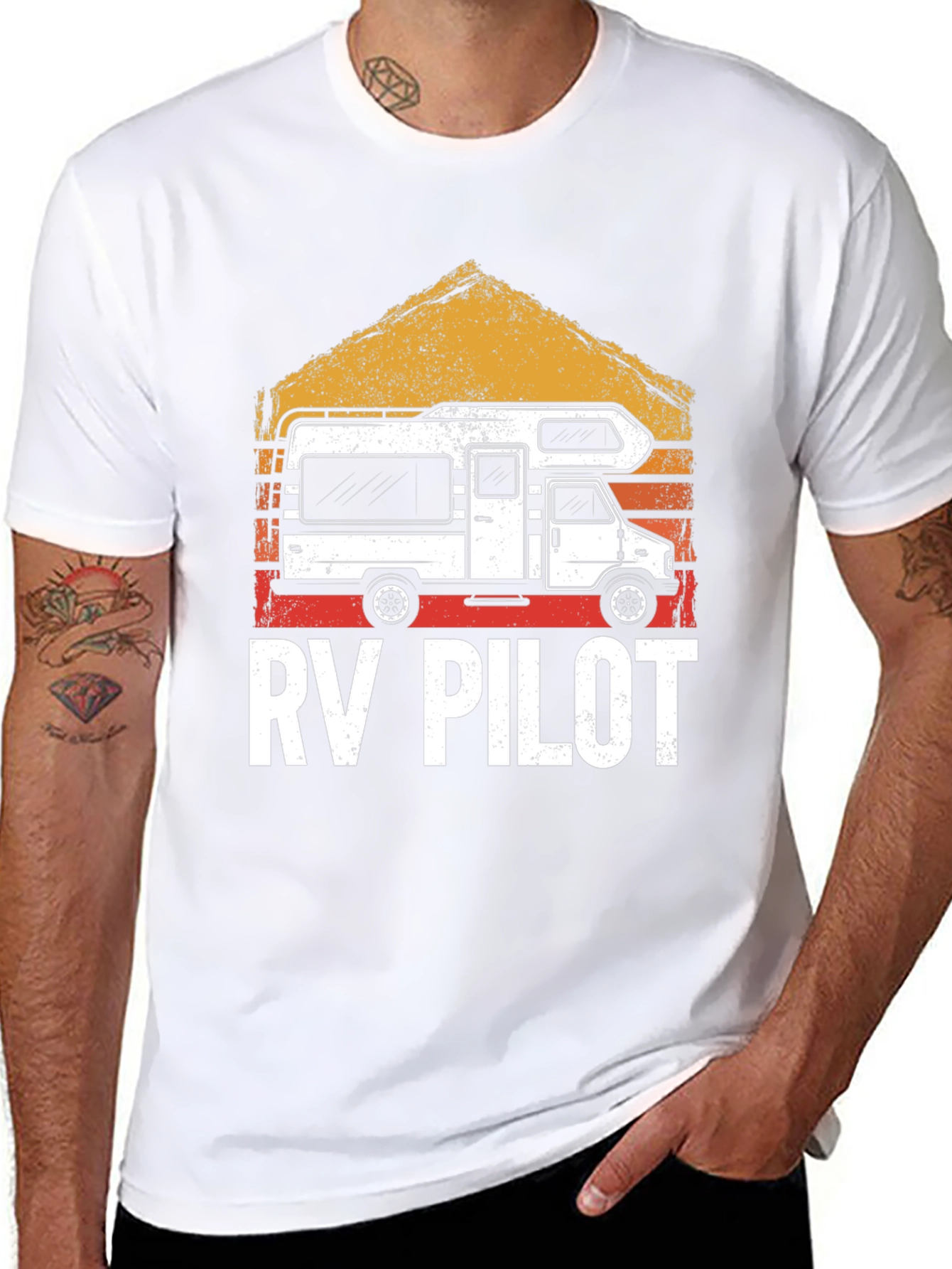 RV Pilot Graphic T-Shirt - Camping Adventure Tee