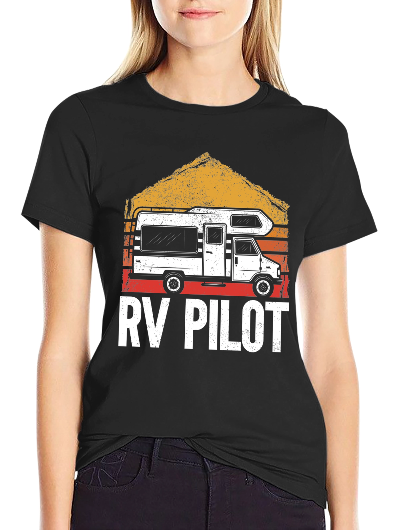 RV Pilot Graphic T-Shirt - Camping Adventure Tee