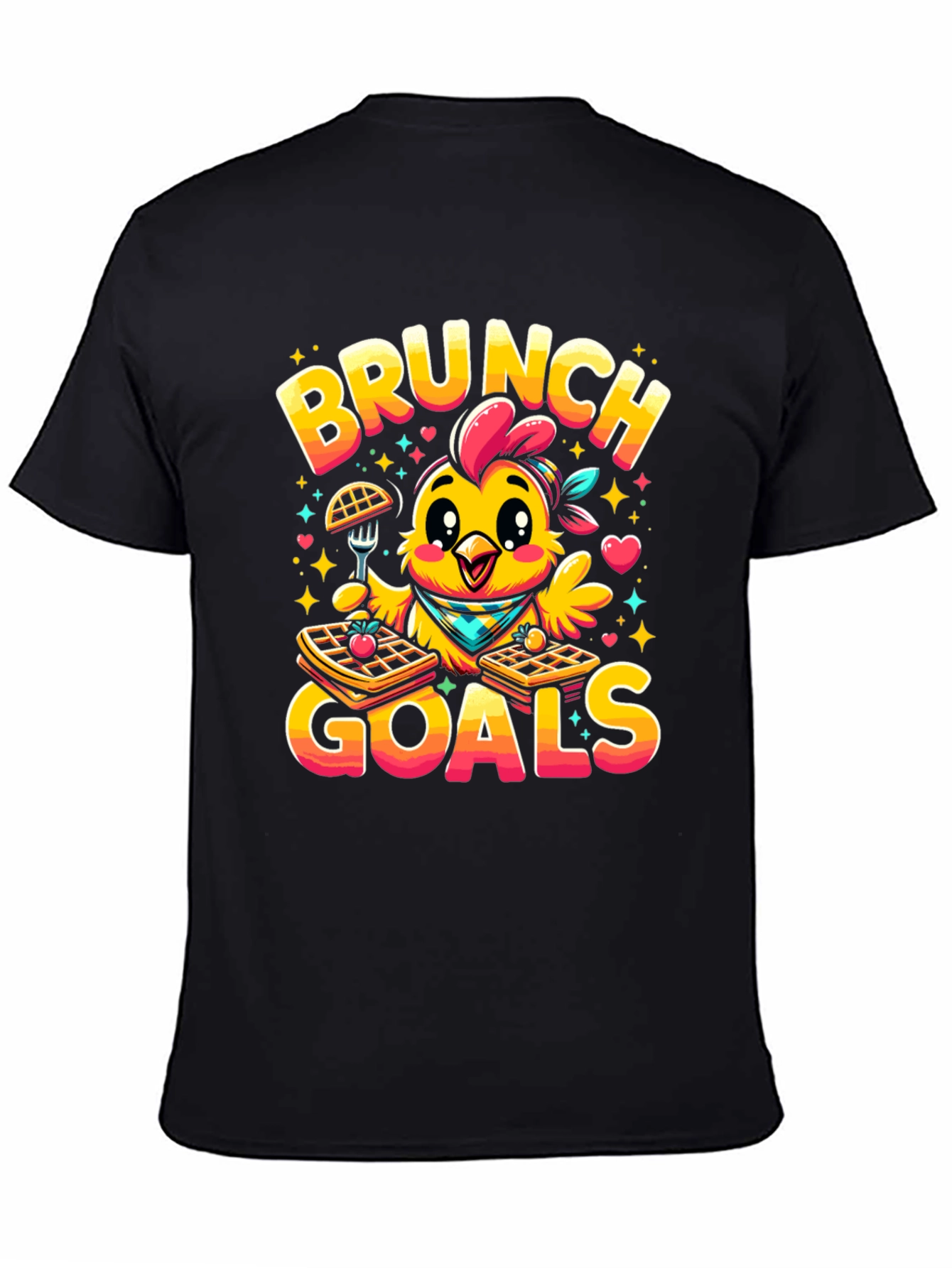 Brunch Goals Chicken Graphic Tee