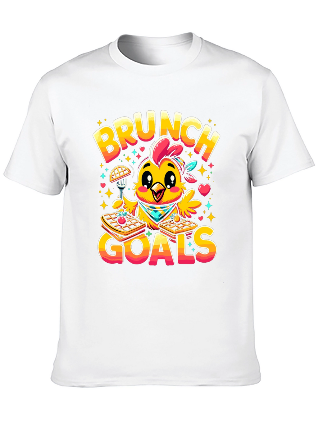 Brunch Goals Chicken Graphic Tee