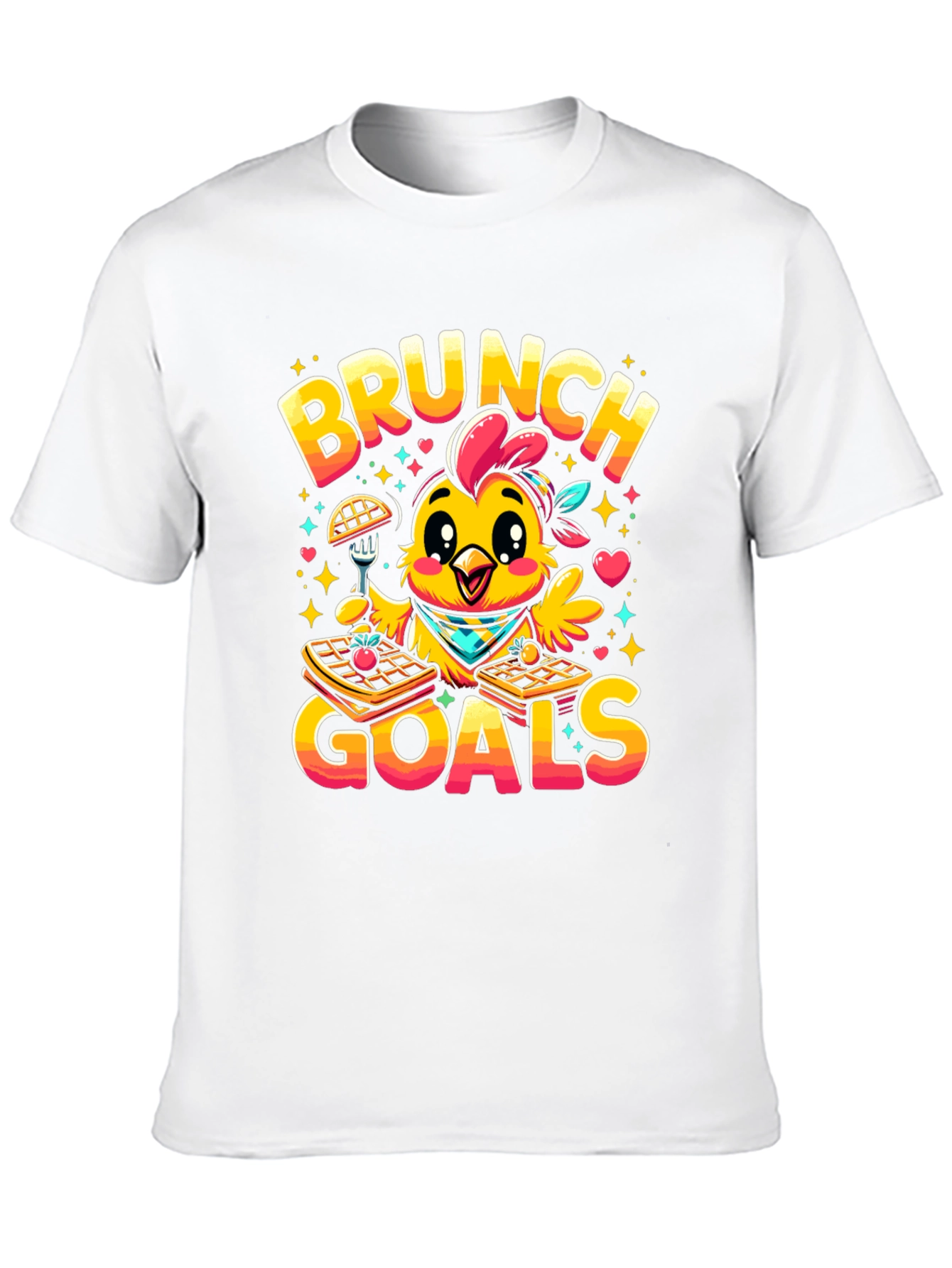 Brunch Goals Chicken Graphic Tee