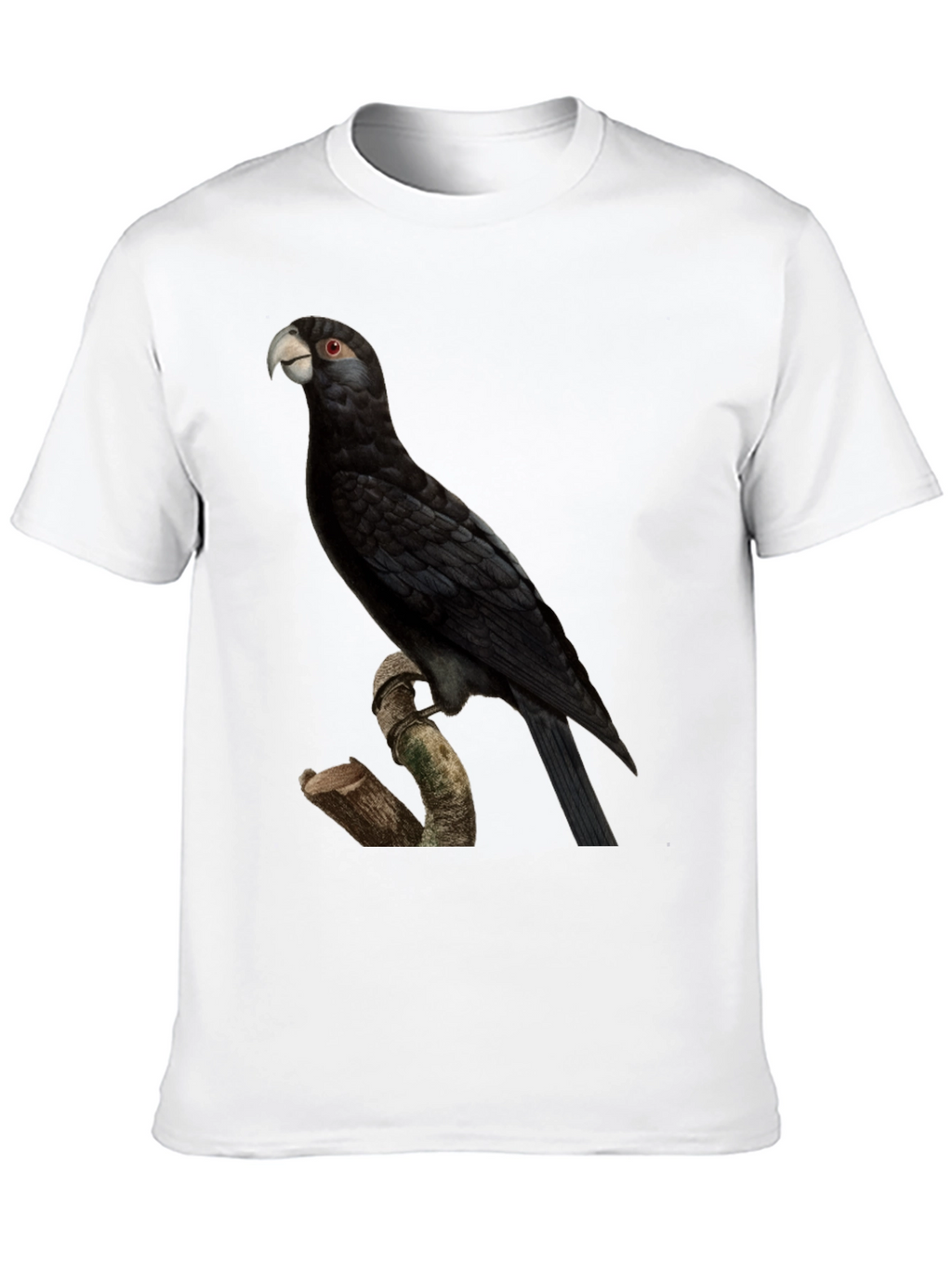 Black Palm Cockatoo Graphic T-Shirt
