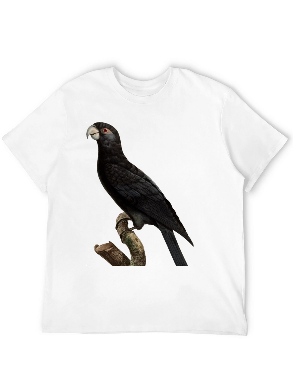 Black Palm Cockatoo Graphic T-Shirt