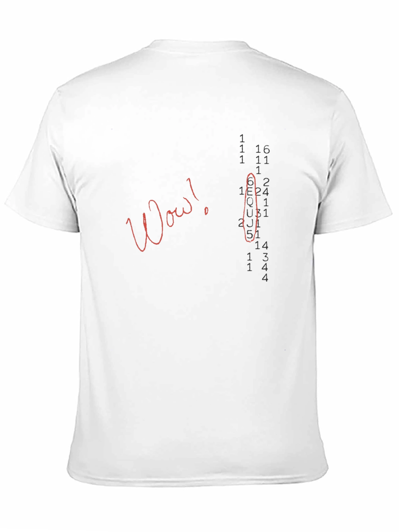 Wow Graphic Print Black T-Shirt