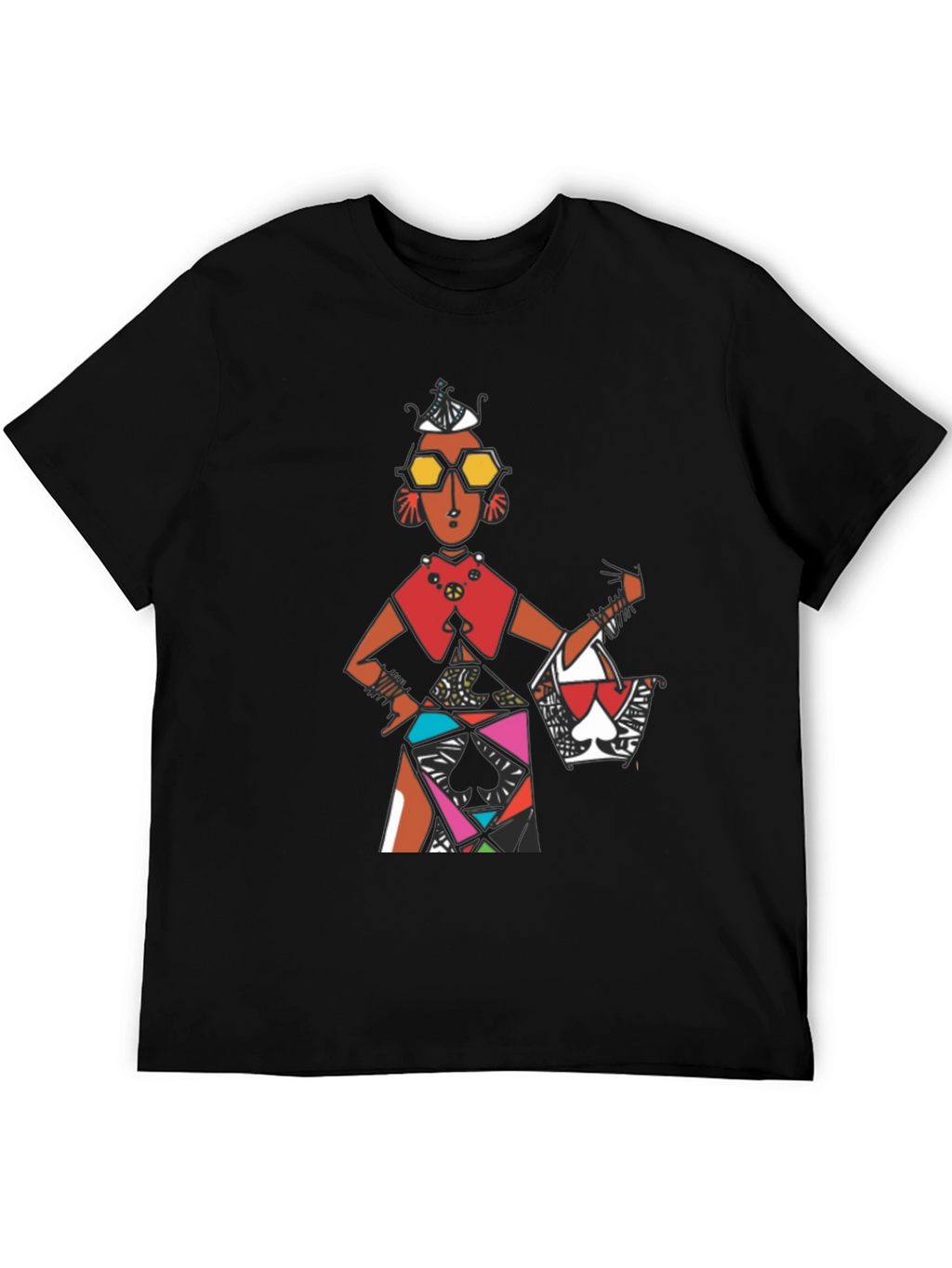 Abstract Art Graphic Tee - Stylish Unisex T-Shirt