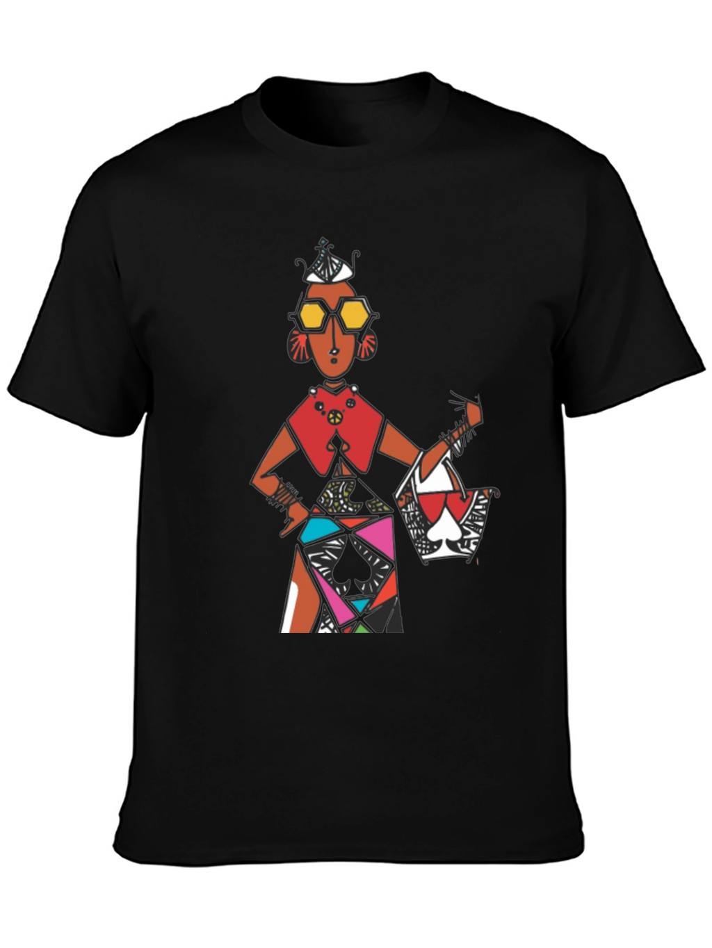 Abstract Art Graphic Tee - Stylish Unisex T-Shirt