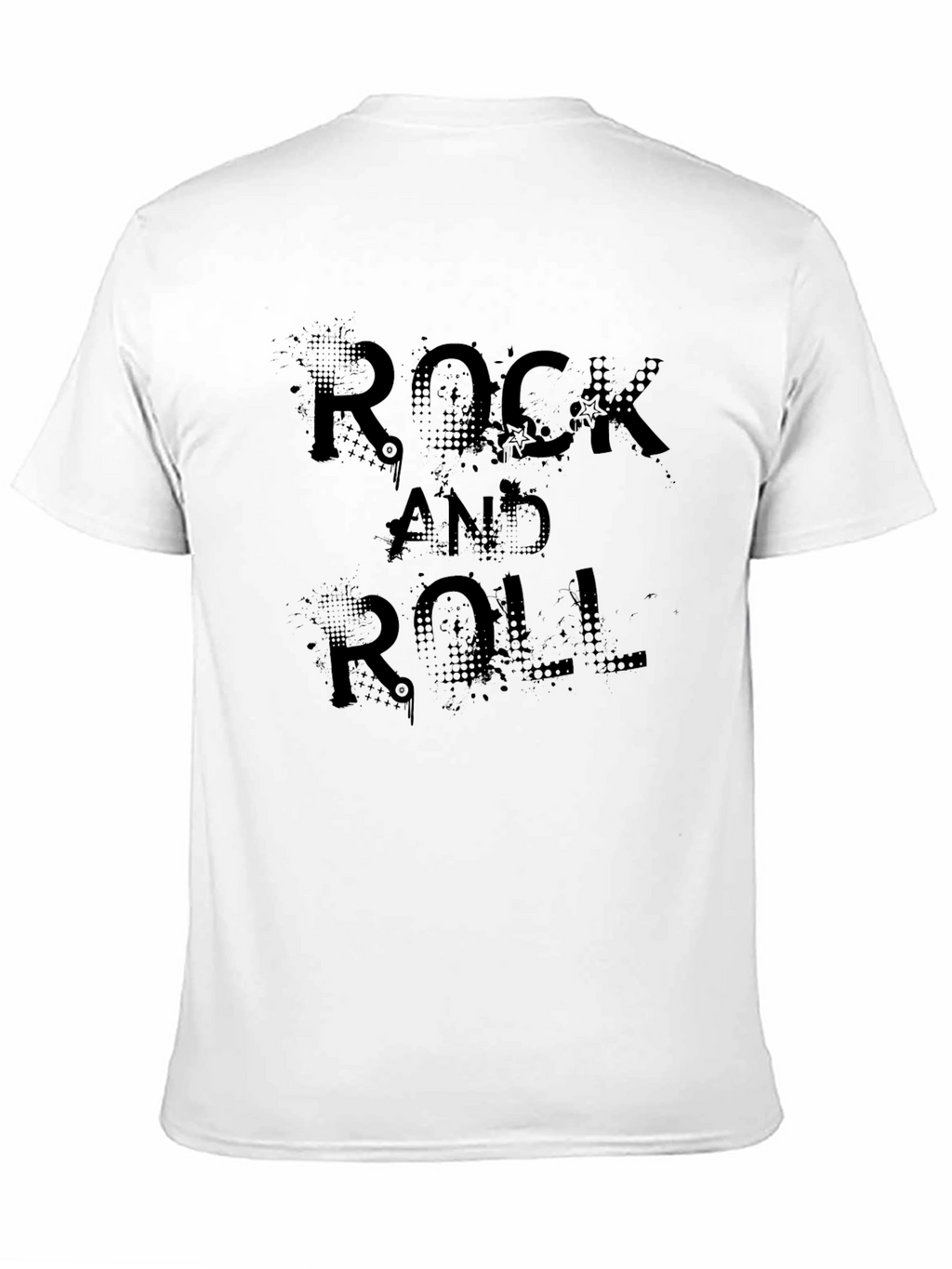 Rock and Roll Graphic Tee - Black