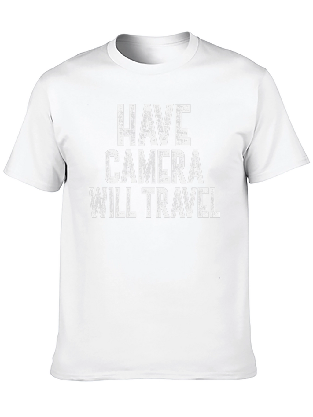 Have Camera Will Travel Black T-Shirt