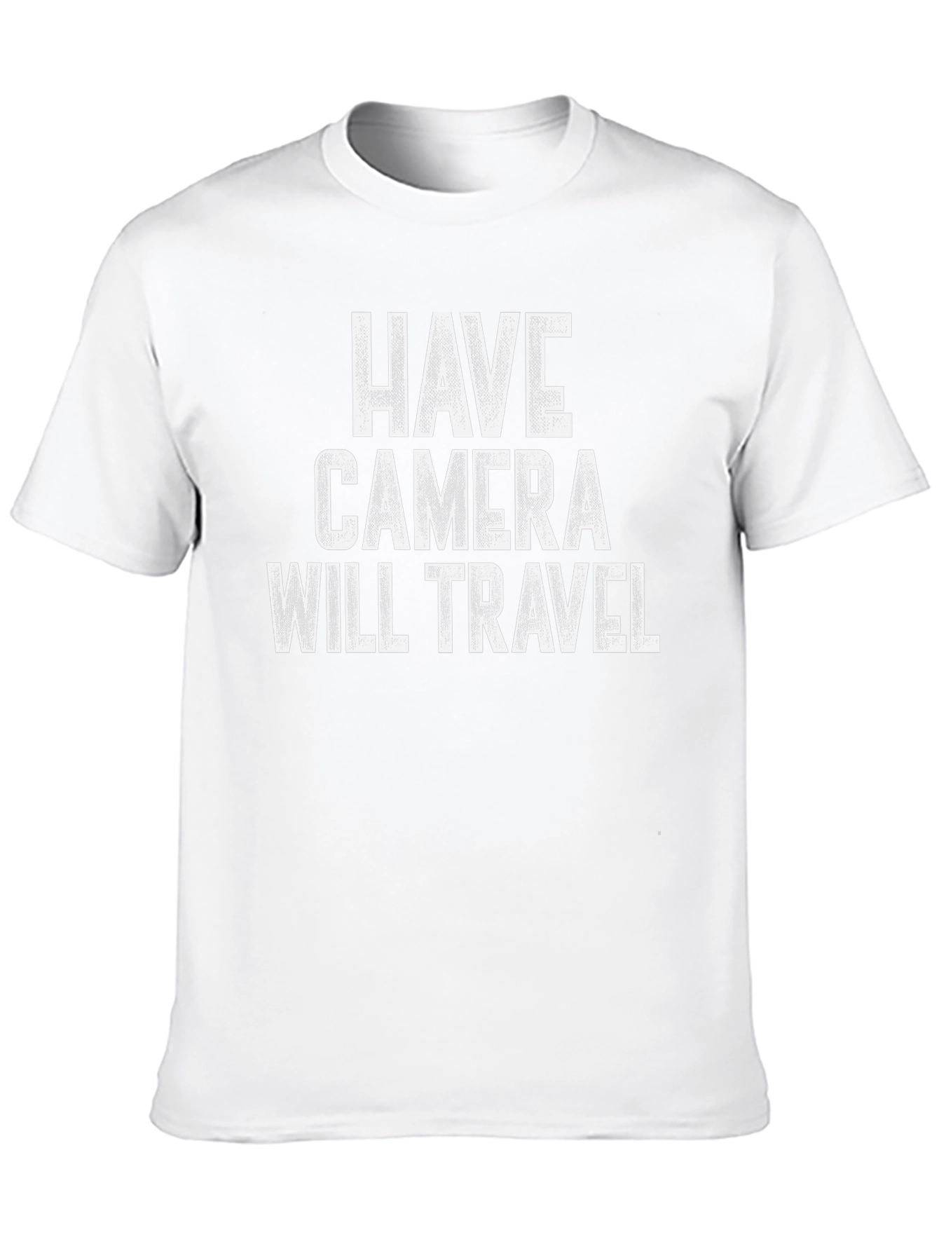 Have Camera Will Travel Black T-Shirt