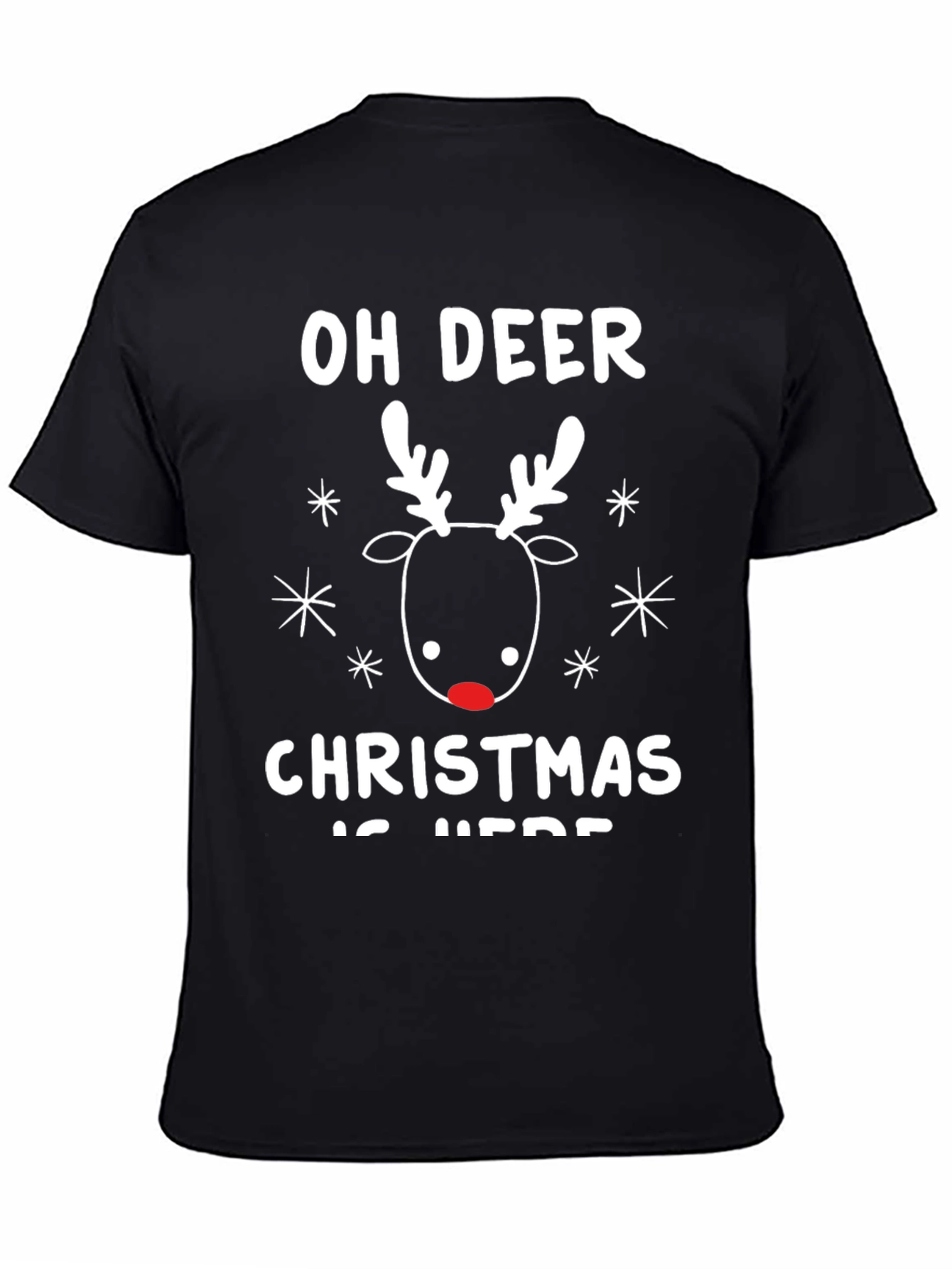 Oh Deer Christmas T-Shirt - Holiday Festive Tee