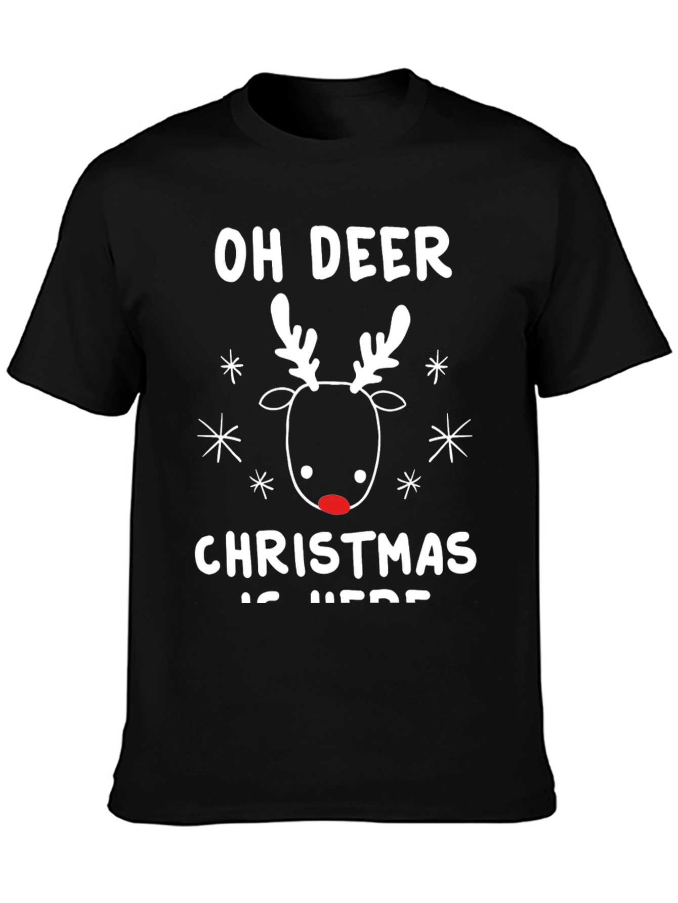 Oh Deer Christmas T-Shirt - Holiday Festive Tee