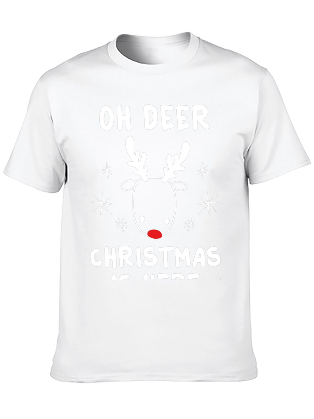 Oh Deer Christmas T-Shirt - Holiday Festive Tee