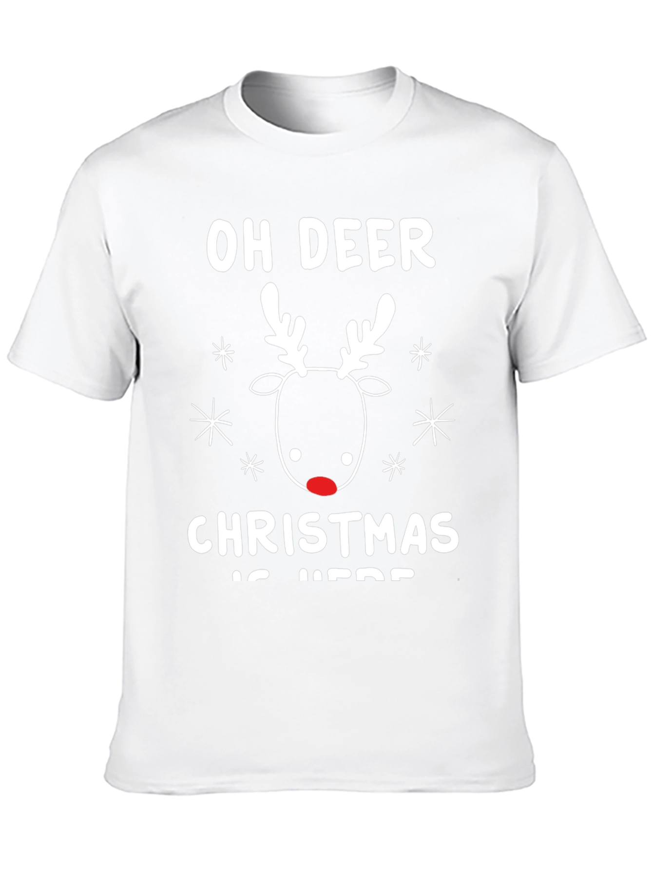 Oh Deer Christmas T-Shirt - Holiday Festive Tee