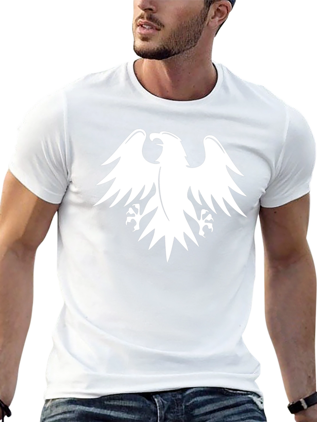 Black Eagle Graphic Tee - Stylish Casual Wear