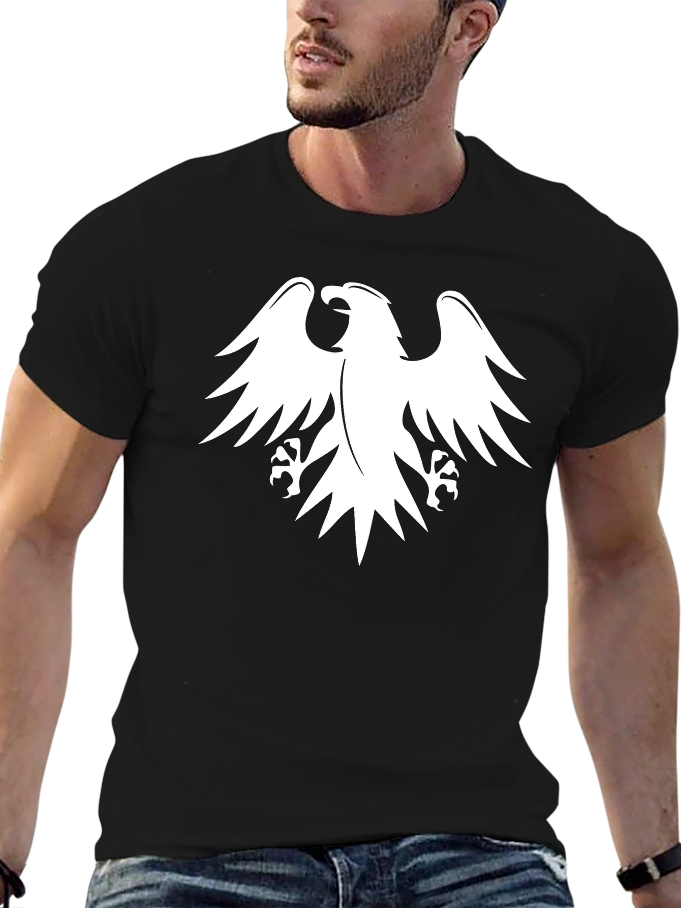 Black Eagle Graphic Tee - Stylish Casual Wear