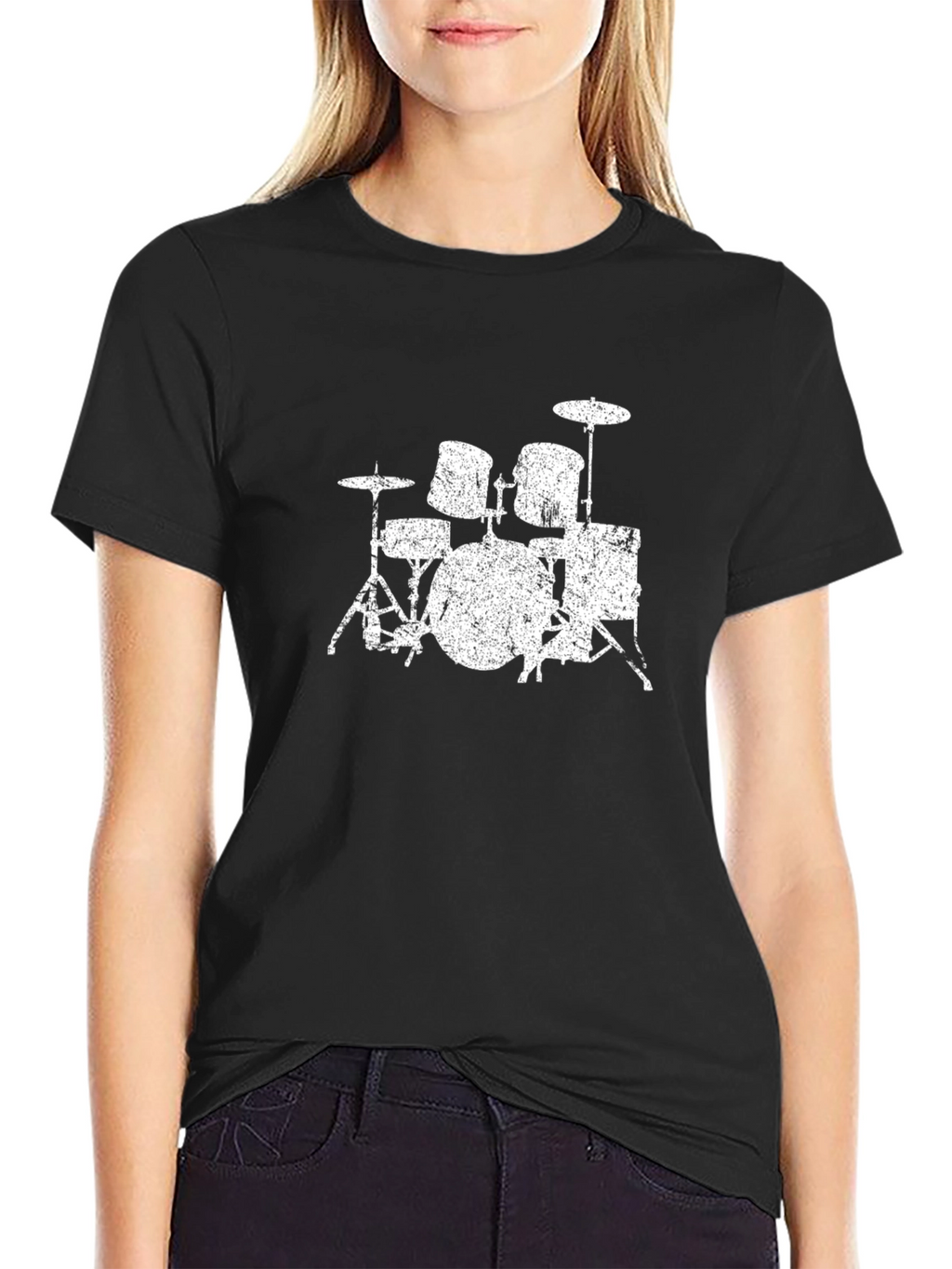 Drum Kit Graphic Tee - Musician T-Shirt