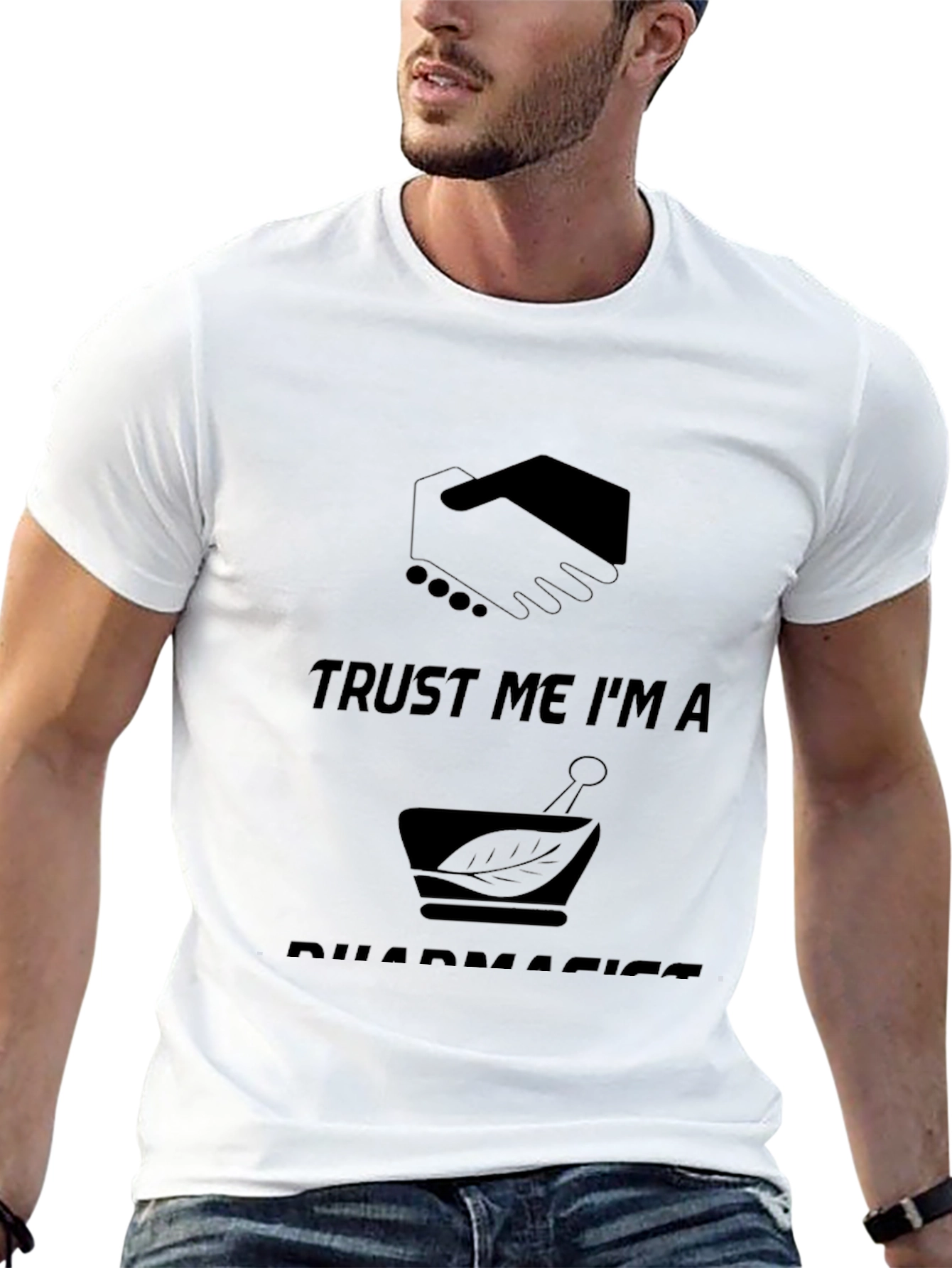Trust Me Im A Pharmacist Black T-Shirt