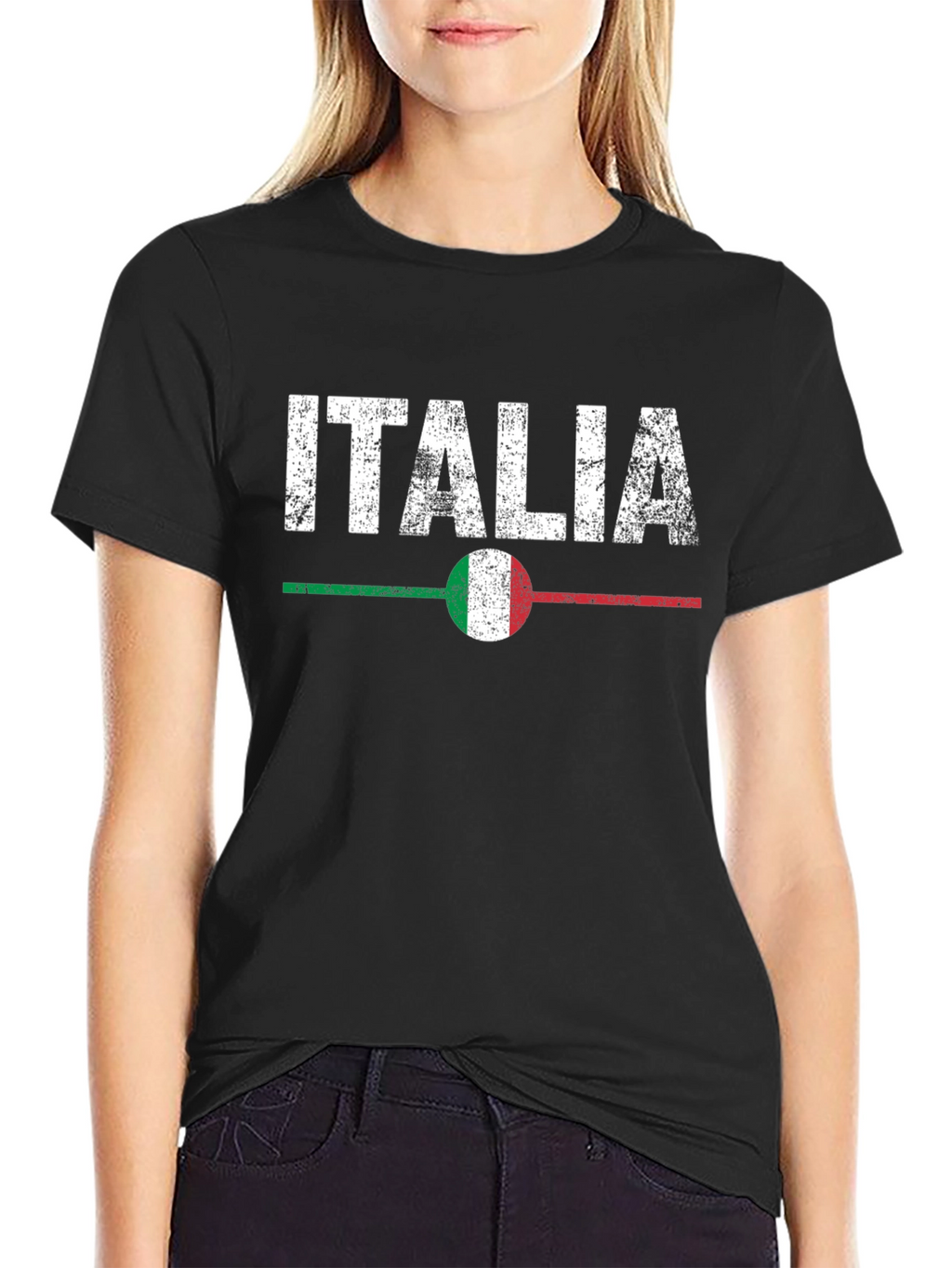 Italia Flag Graphic T-Shirt