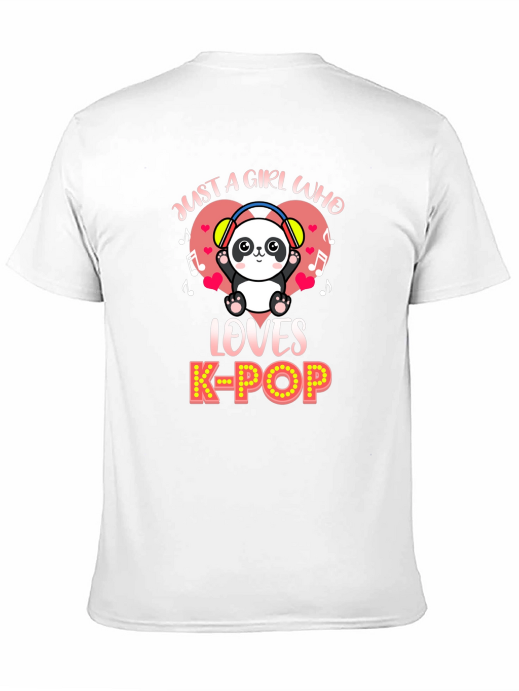 Just a Girl Who Loves K-Pop Panda T-Shirt