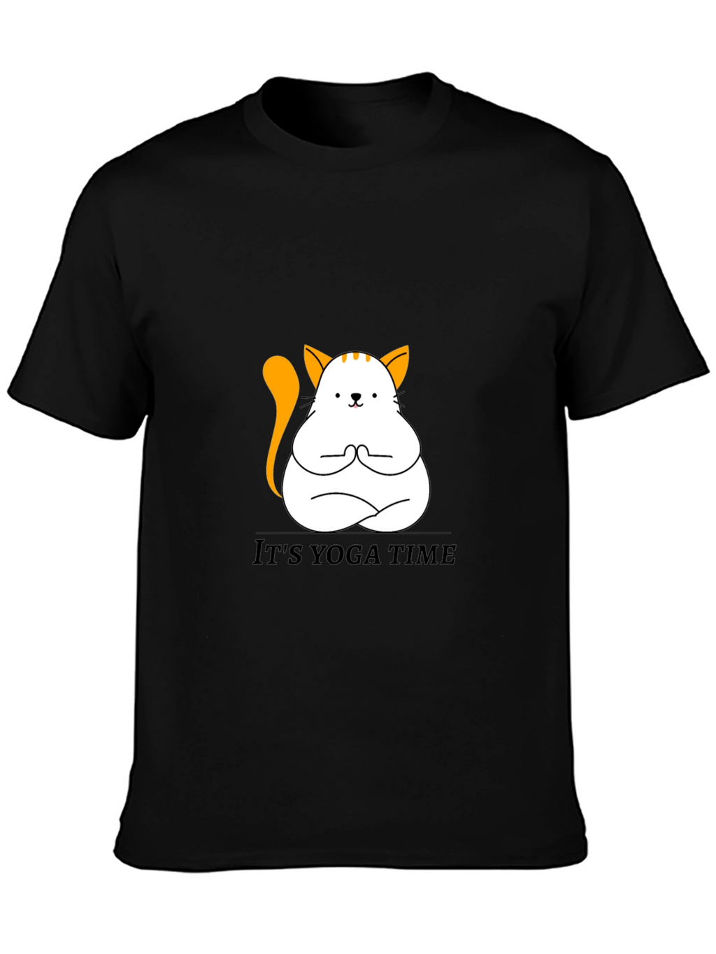 Yoga Cat T-Shirt - Meditating Kitten Tee