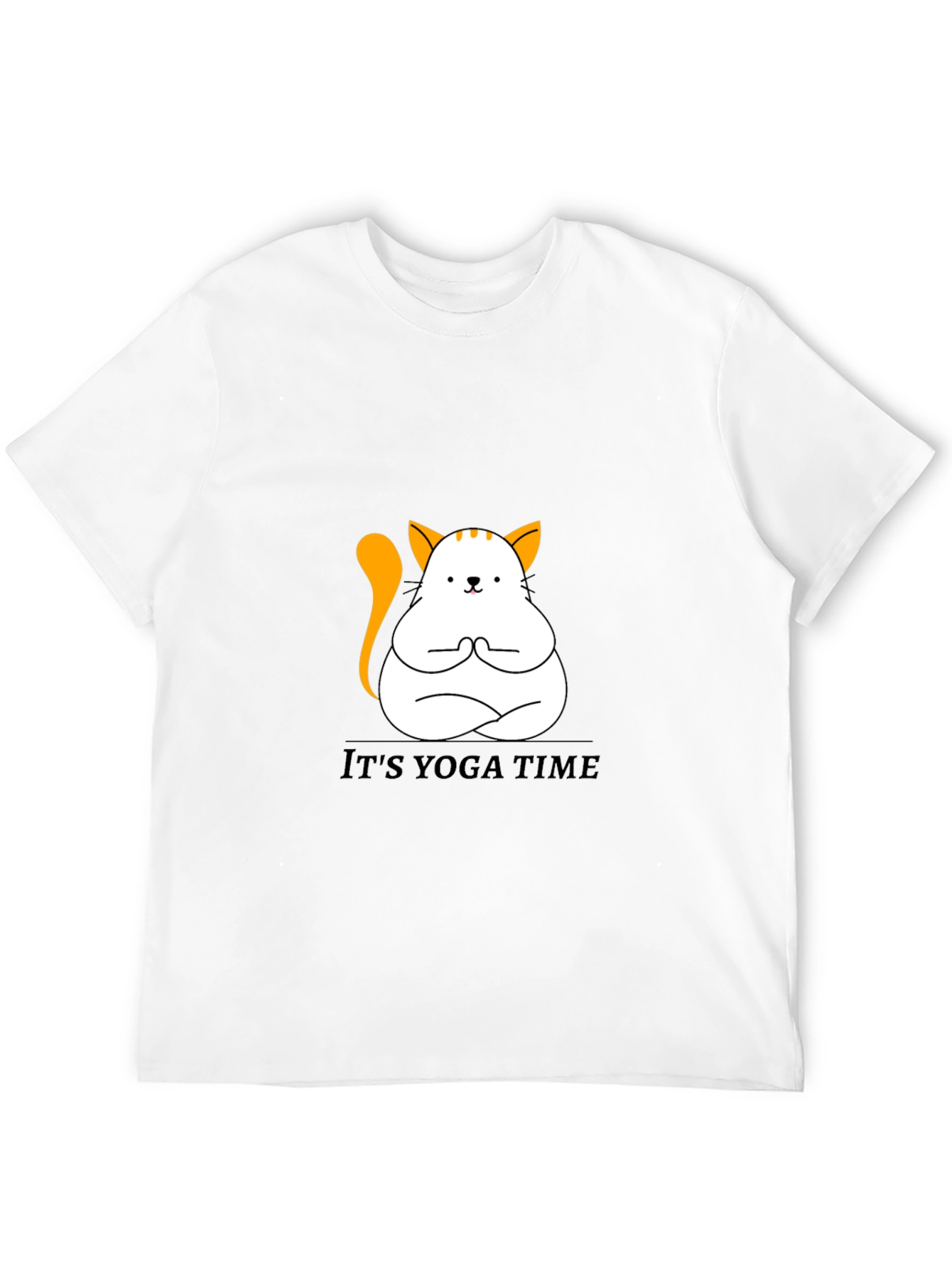 Yoga Cat T-Shirt - Meditating Kitten Tee