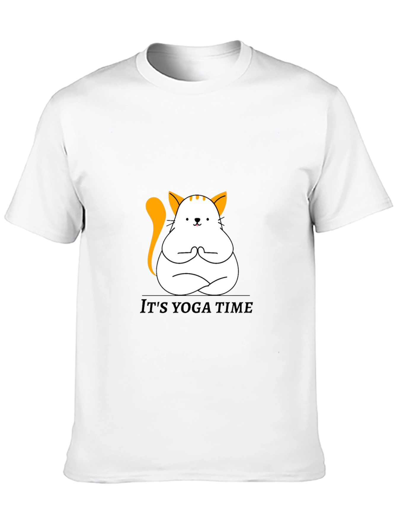 Yoga Cat T-Shirt - Meditating Kitten Tee