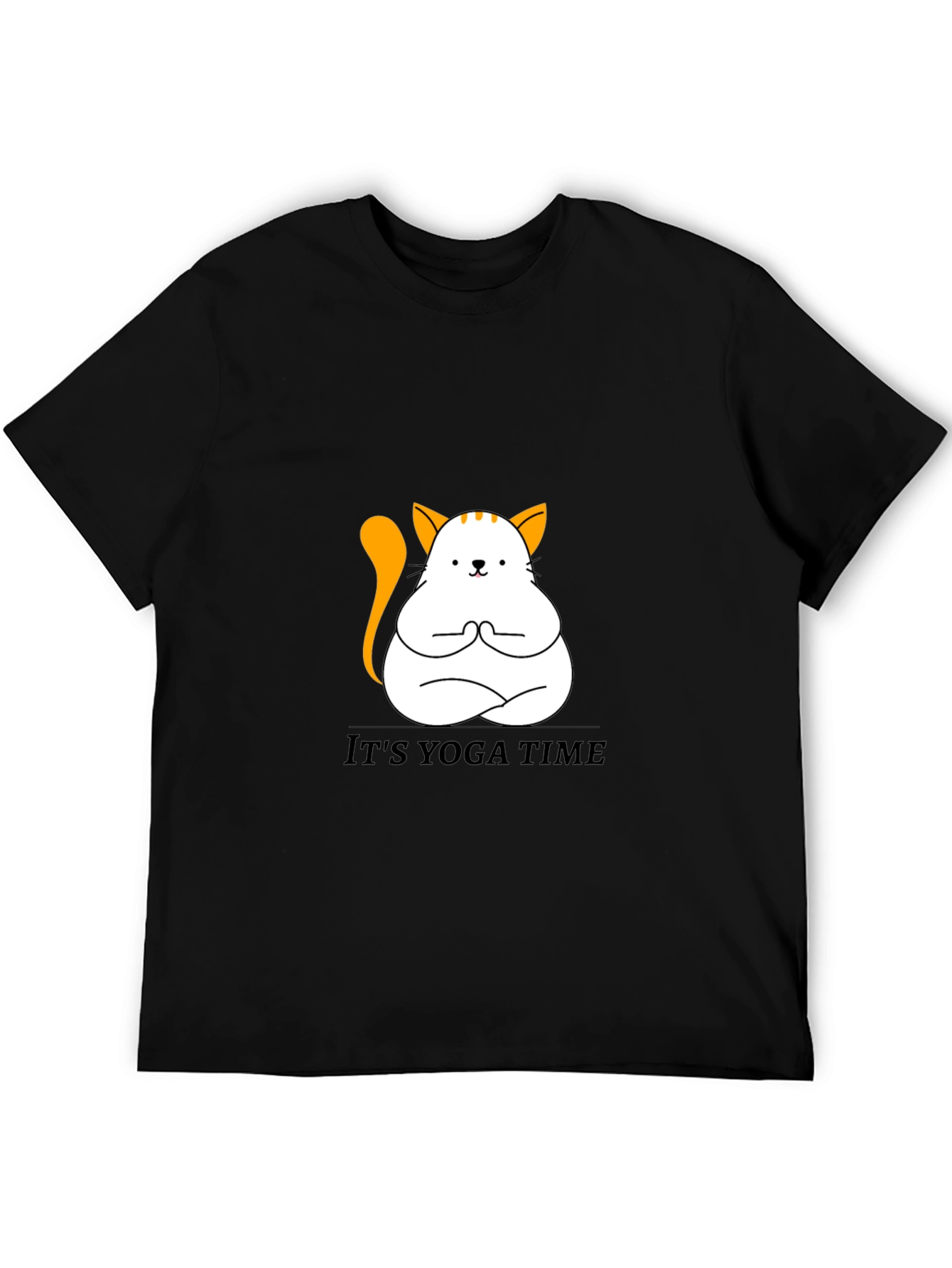 Yoga Cat T-Shirt - Meditating Kitten Tee