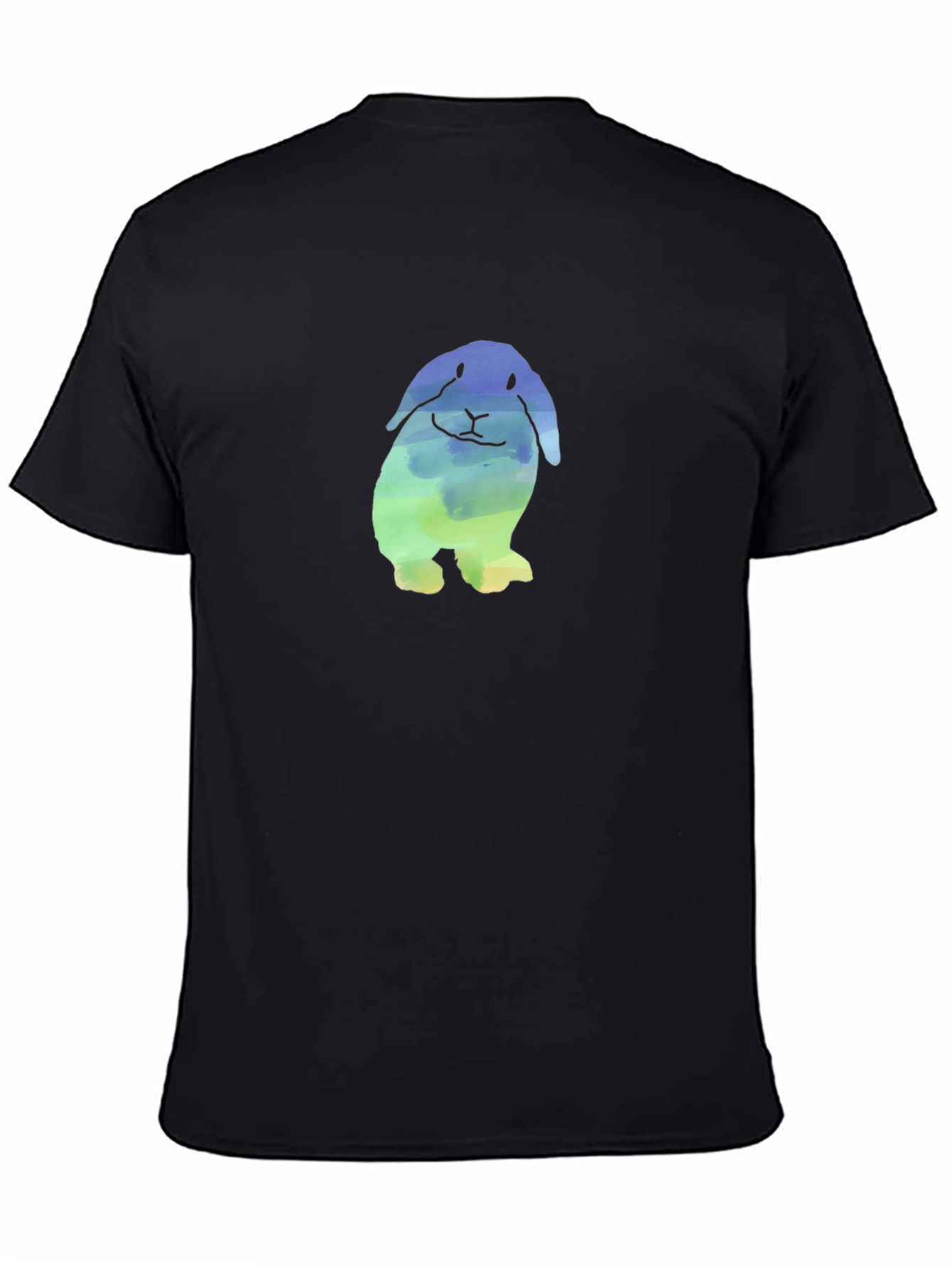Watercolor Bunny Graphic T-Shirt - Soft & Stylish