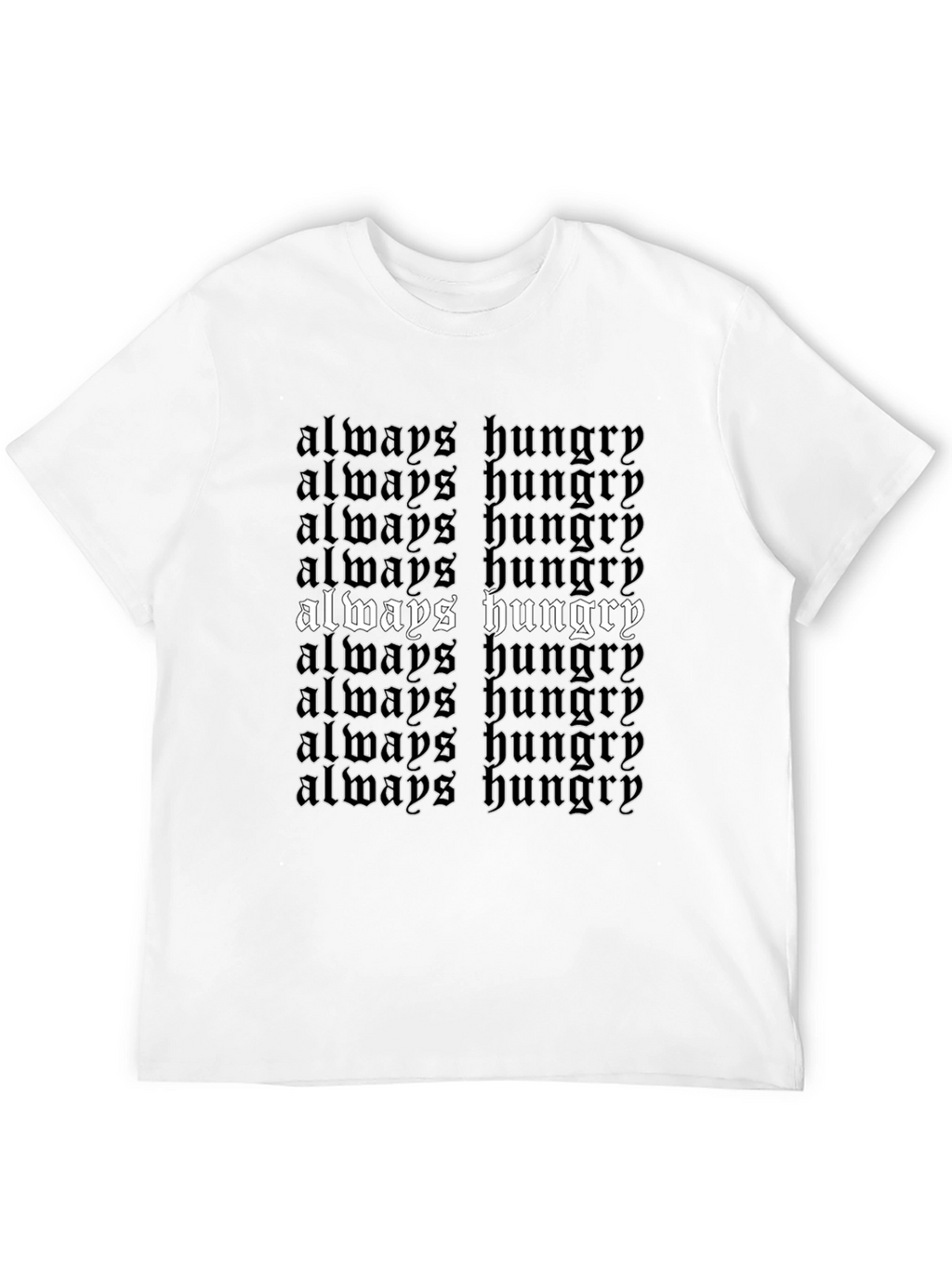 Always Hungry Black T-Shirt