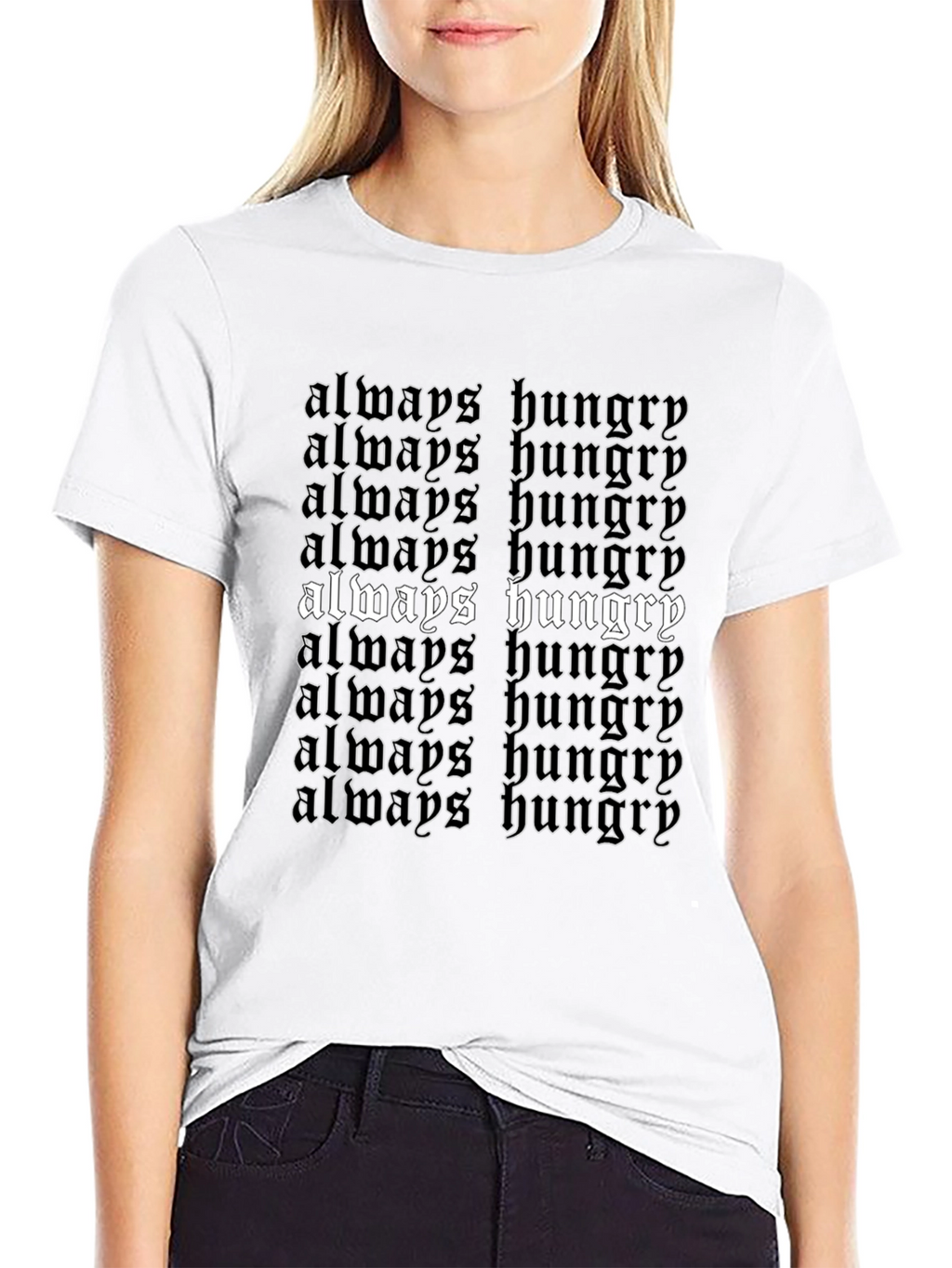 Always Hungry Black T-Shirt