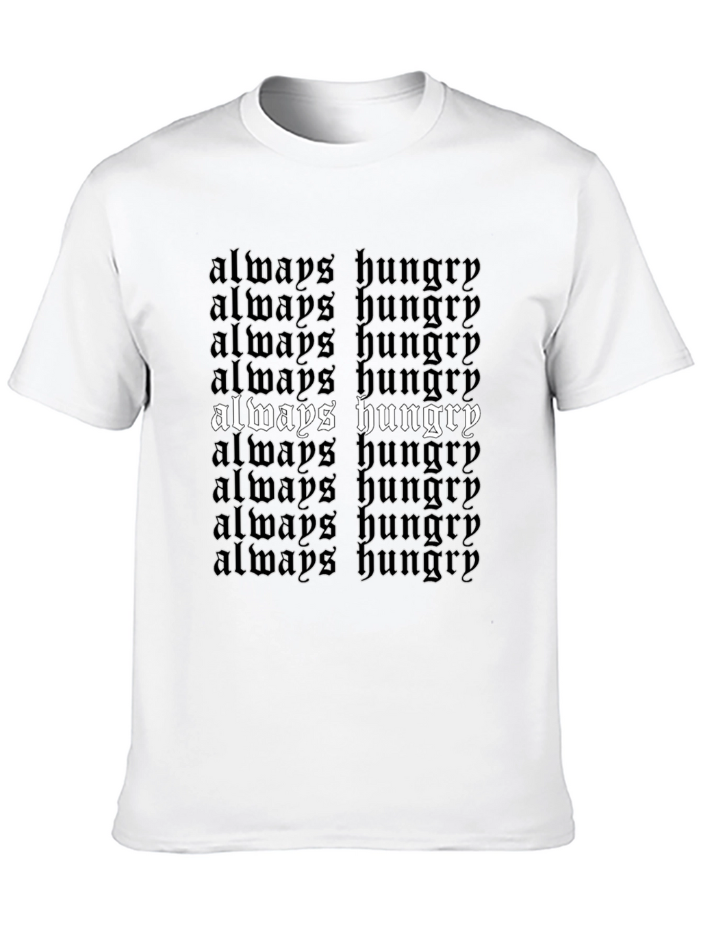 Always Hungry Black T-Shirt