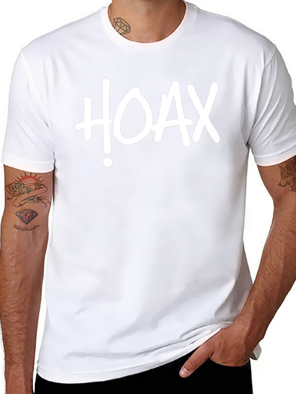 HOAX Graphic Tee - Bold Statement T-Shirt