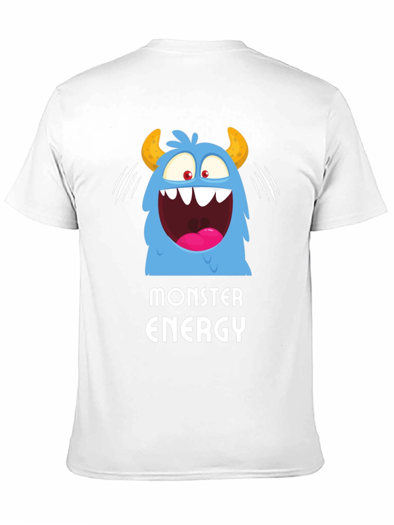 Monster Energy Graphic Print Black T-Shirt