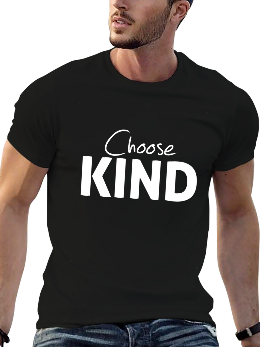Choose Kind Black Graphic Tee