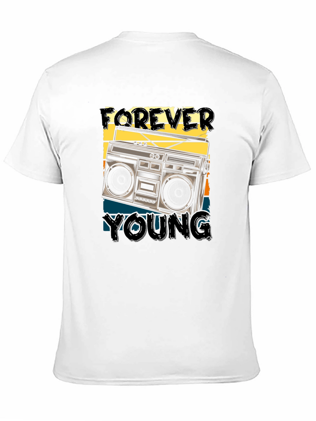 Forever Young Retro Boombox T-Shirt
