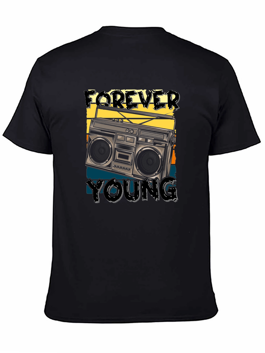 Forever Young Retro Boombox T-Shirt