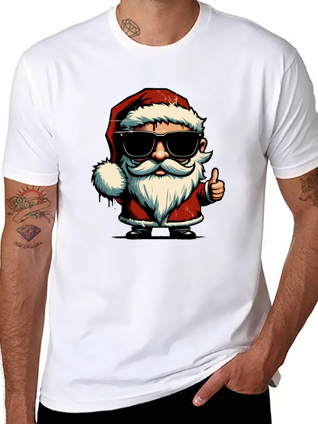 Cool Santa T-Shirt - Holiday Style