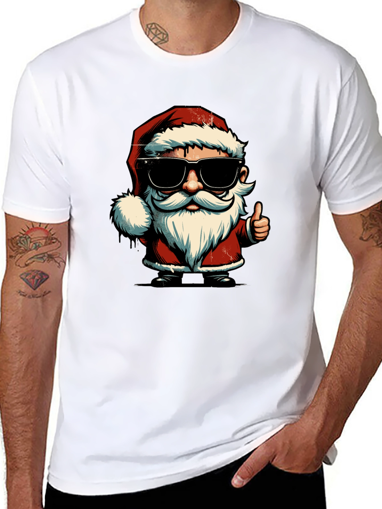 Cool Santa T-Shirt - Holiday Style