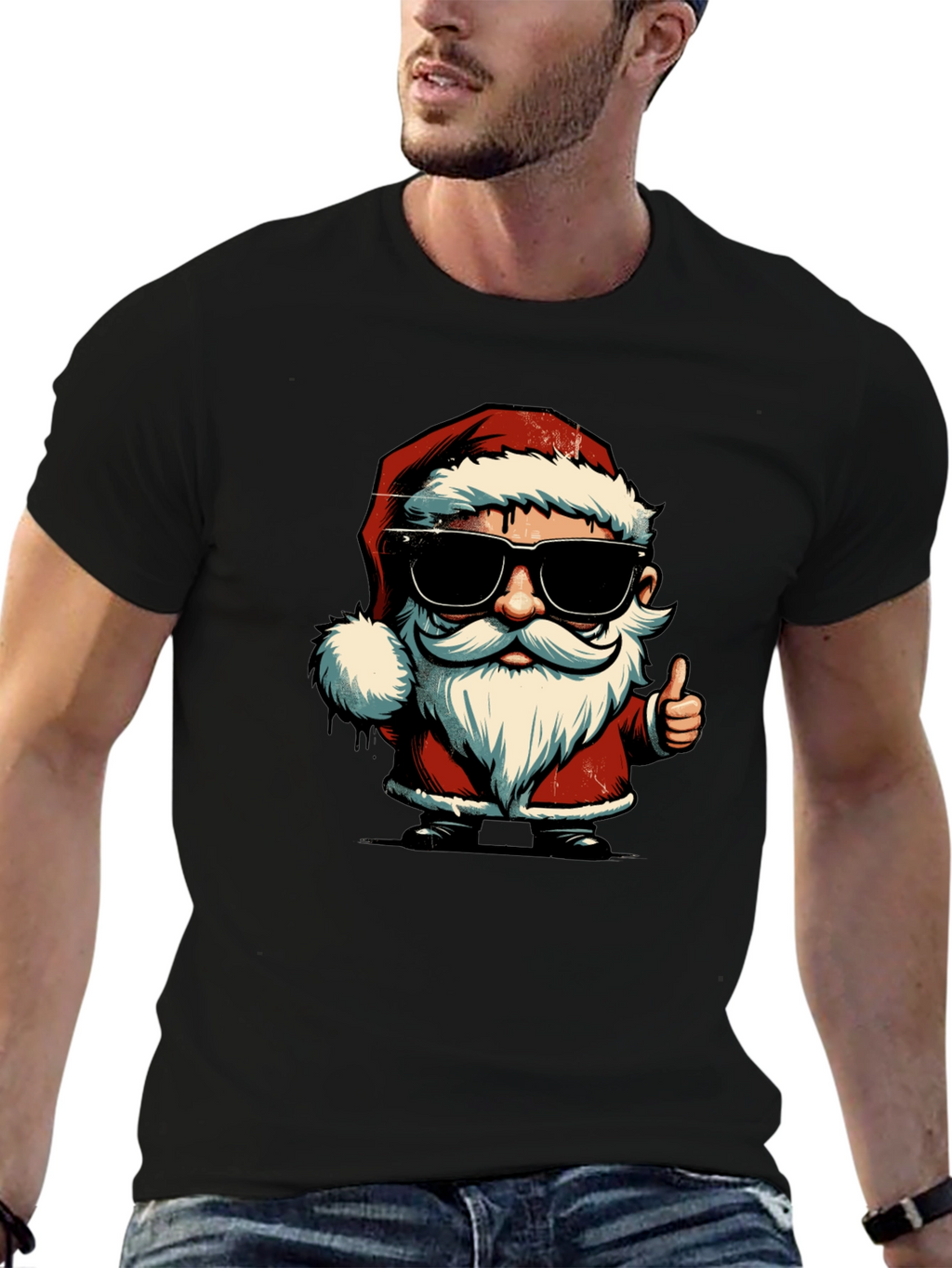 Cool Santa T-Shirt - Holiday Style