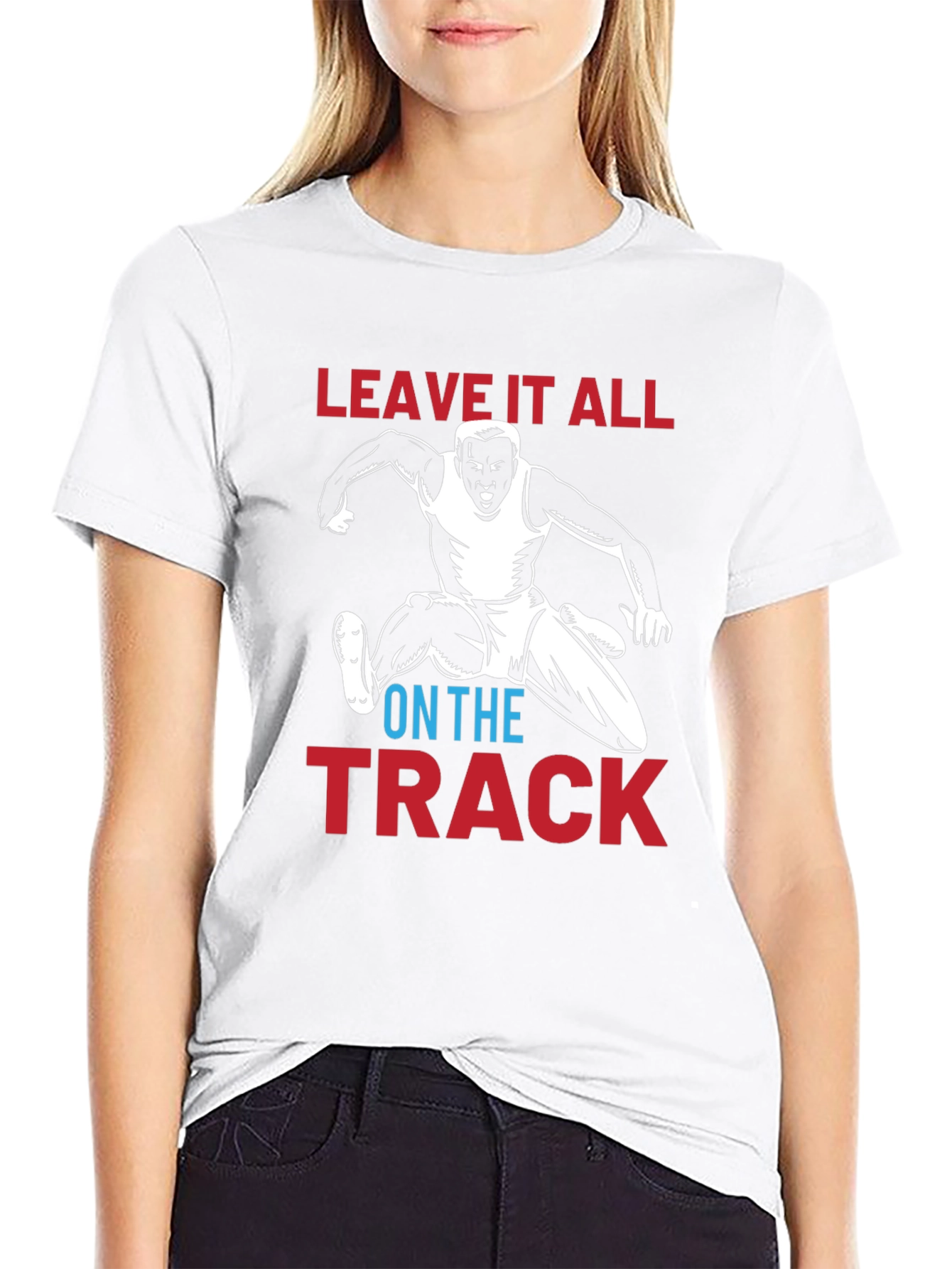 Leave it All on the Track Graphic Tee