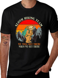 Sloth Hiking Team T-Shirt - We Will Get There