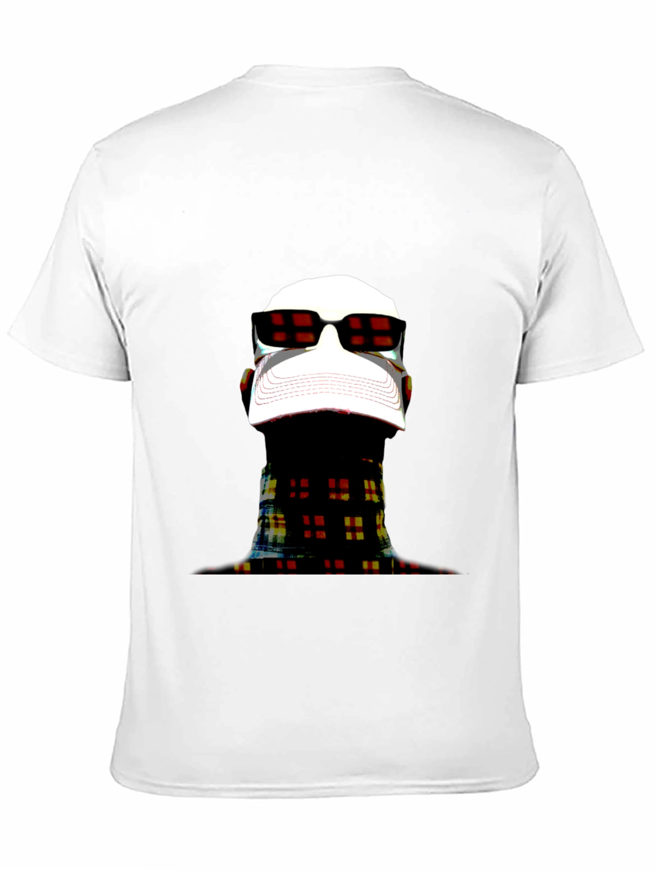 Modern Art Graphic Tee - Black Crewneck Shirt