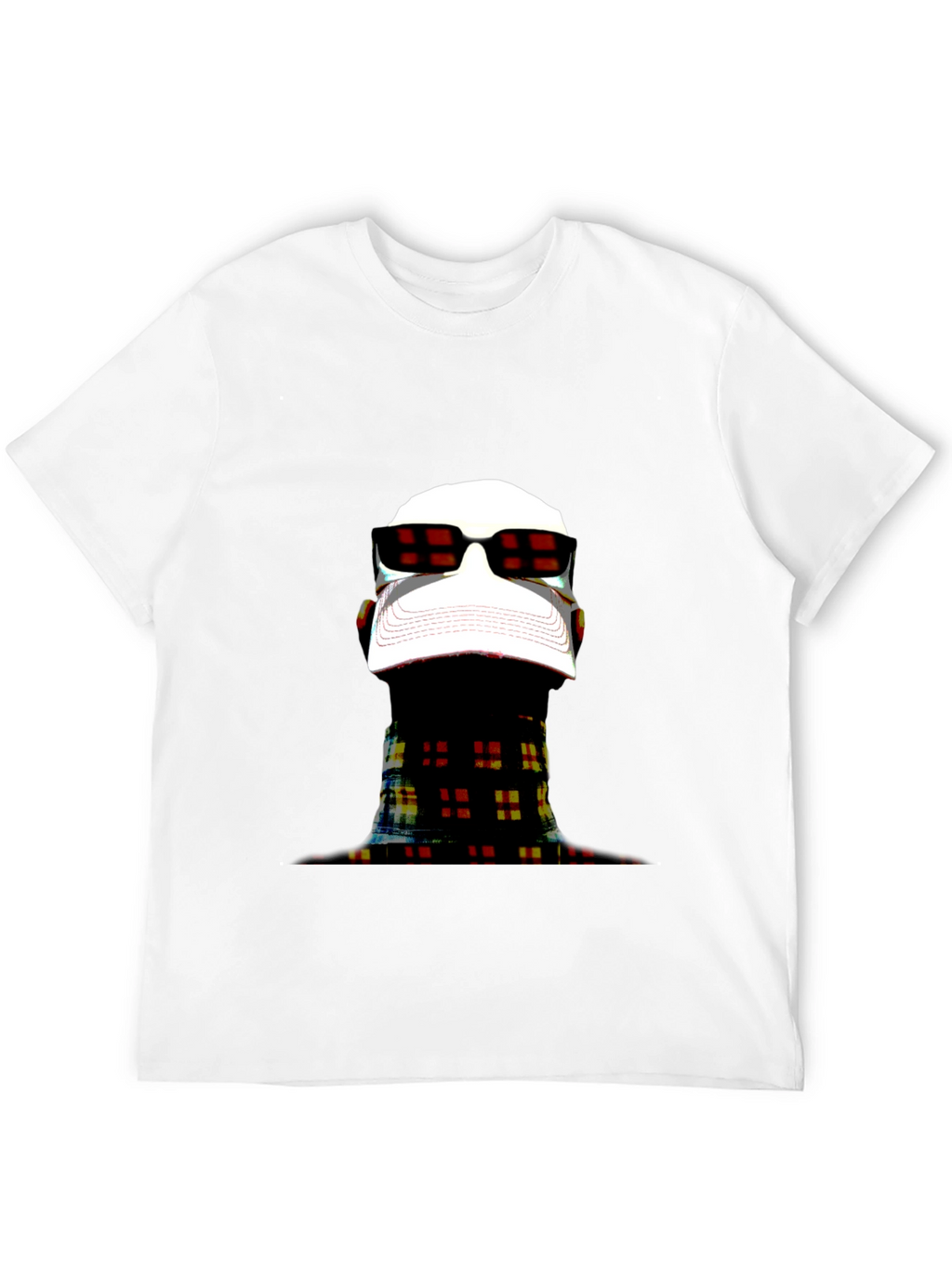 Modern Art Graphic Tee - Black Crewneck Shirt