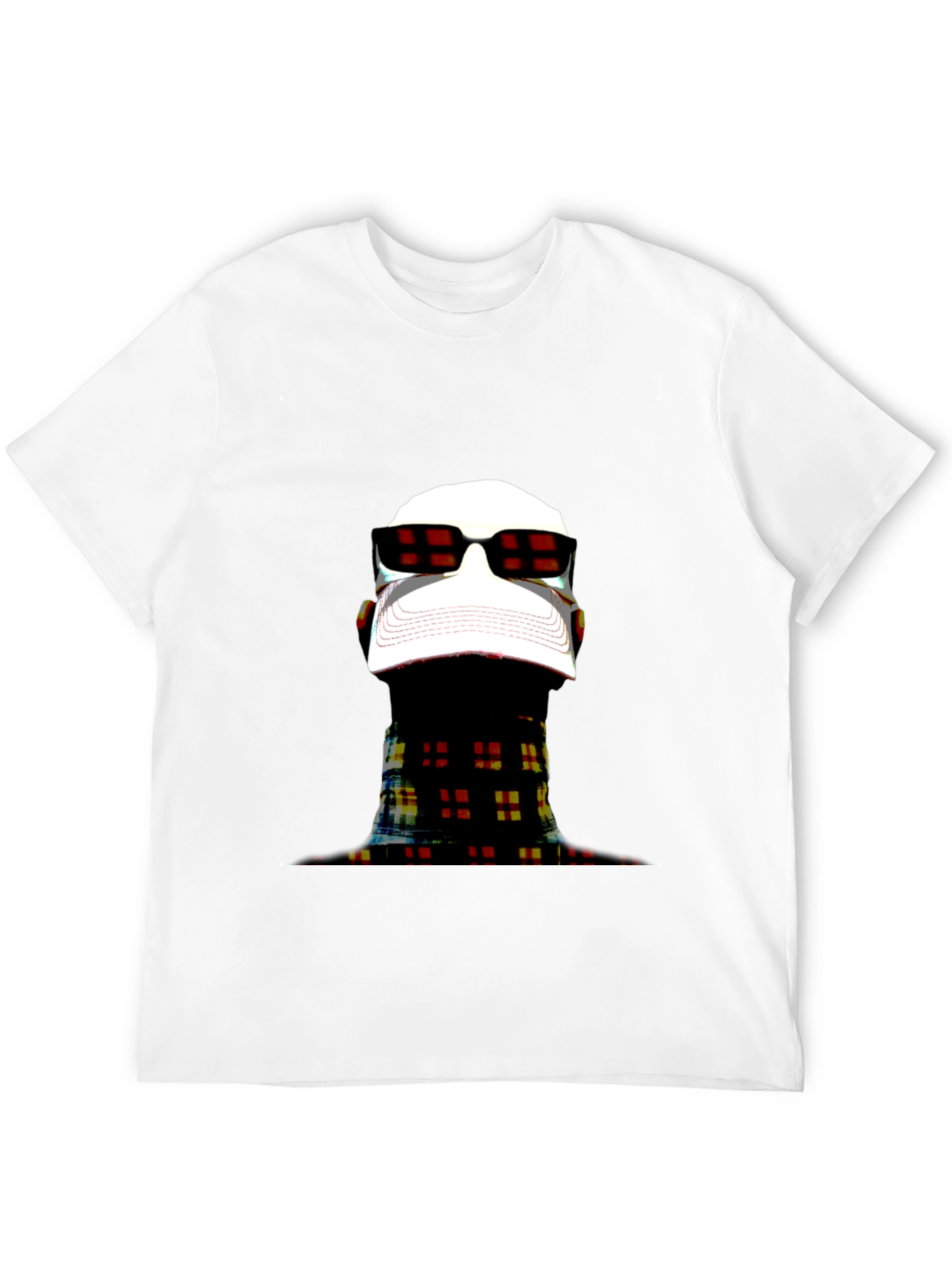 Modern Art Graphic Tee - Black Crewneck Shirt