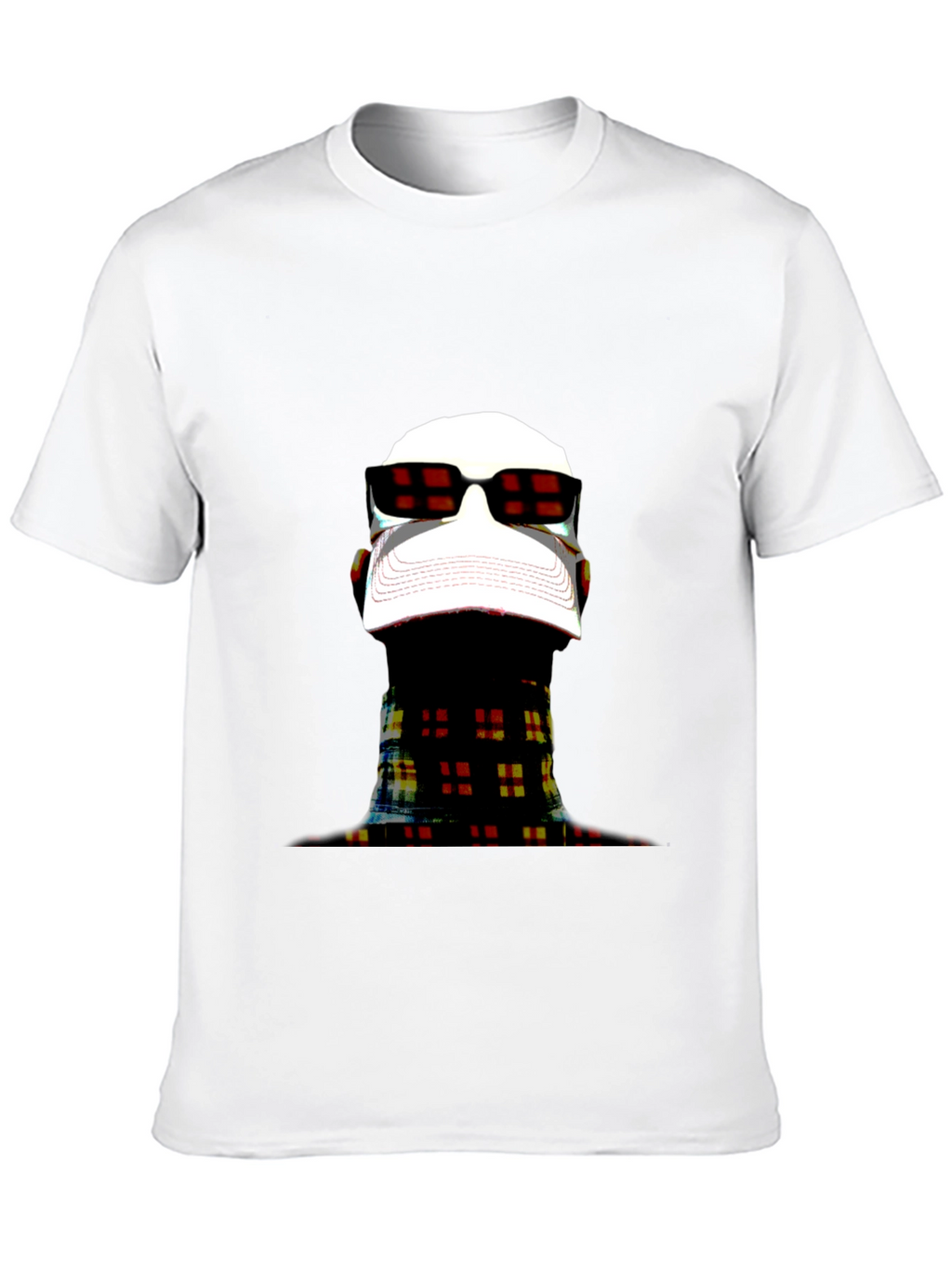 Modern Art Graphic Tee - Black Crewneck Shirt
