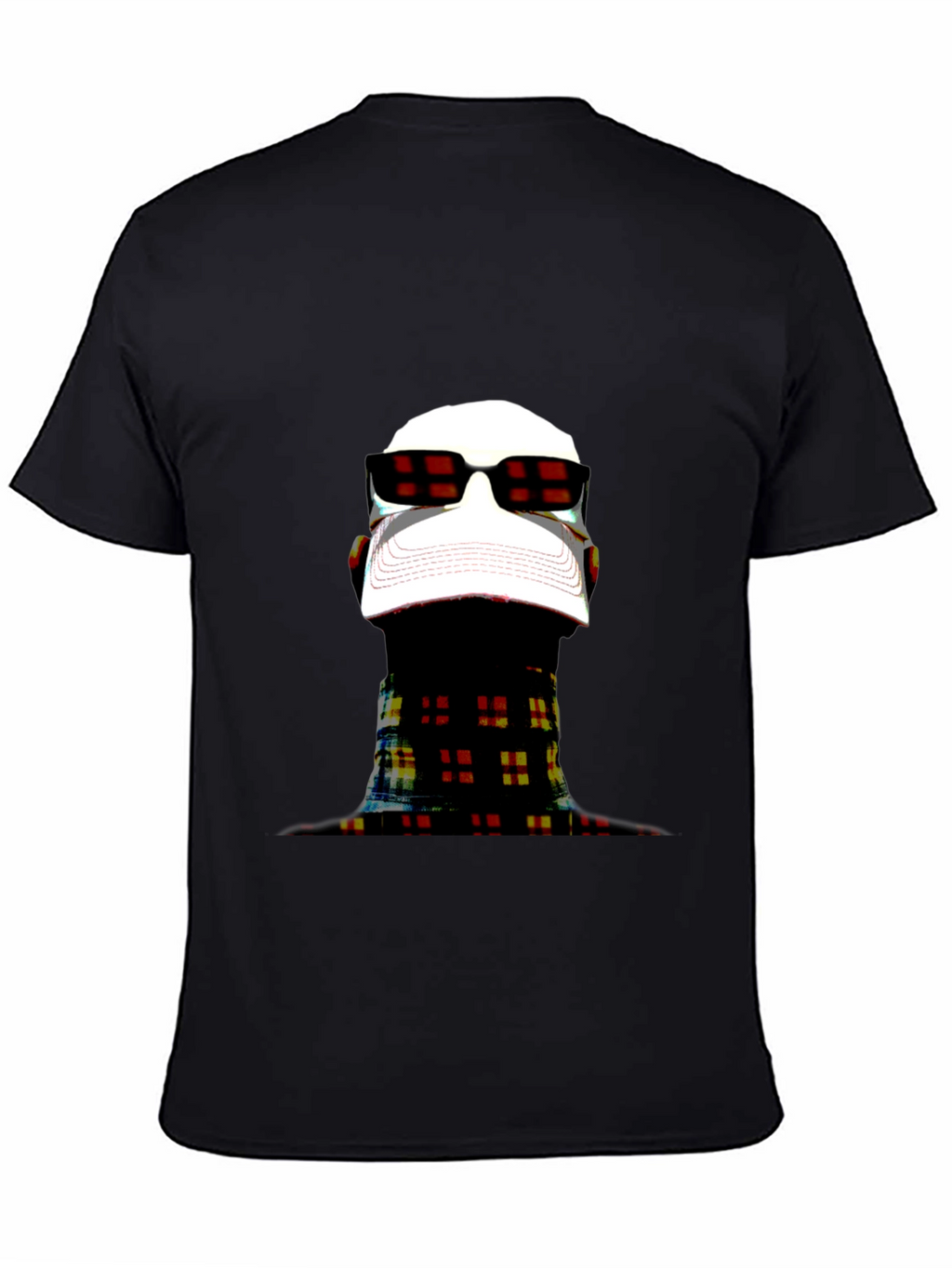 Modern Art Graphic Tee - Black Crewneck Shirt